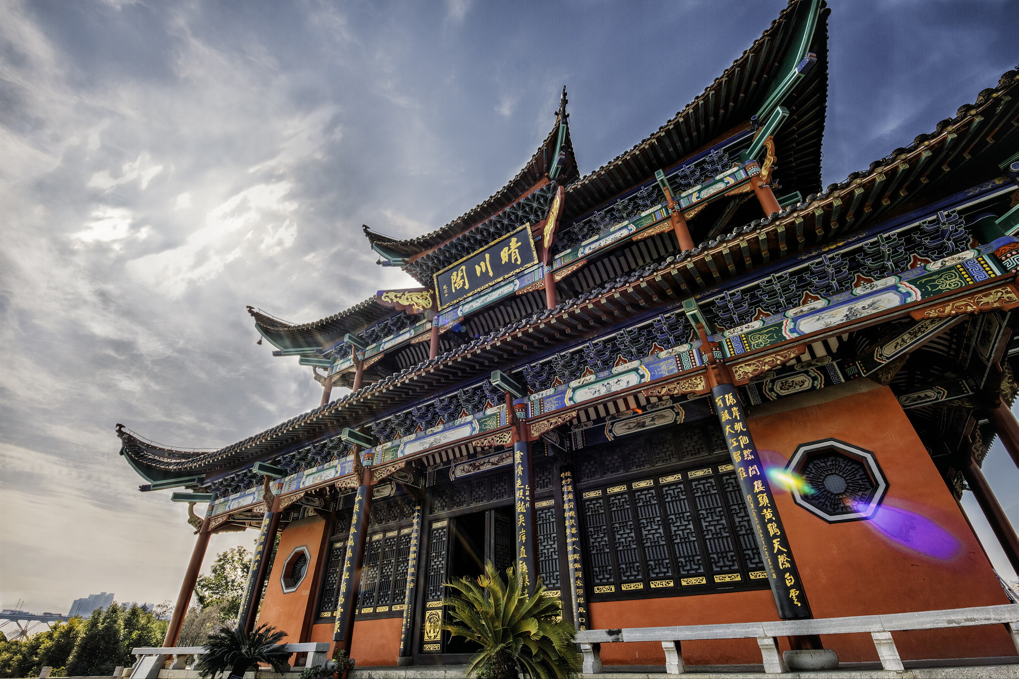 Canon EOS 7D + Sigma 8-16mm F4.5-5.6 DC HSM sample photo. Qingchuan pavilion photography