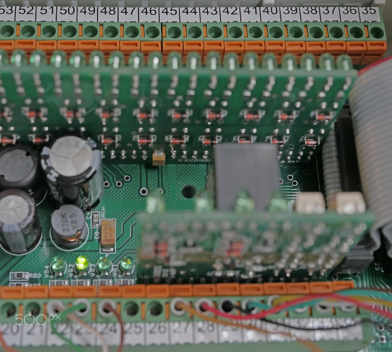 Panasonic Lumix DMC-GX85 (Lumix DMC-GX80 / Lumix DMC-GX7 Mark II) sample photo. Technical electrical circuits boards photography