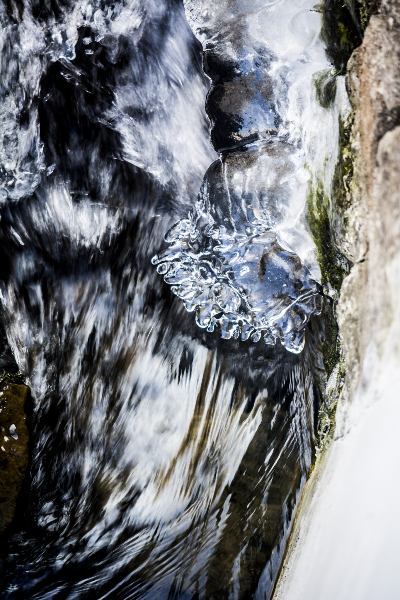 Nikon D7100 sample photo. Ice water photography