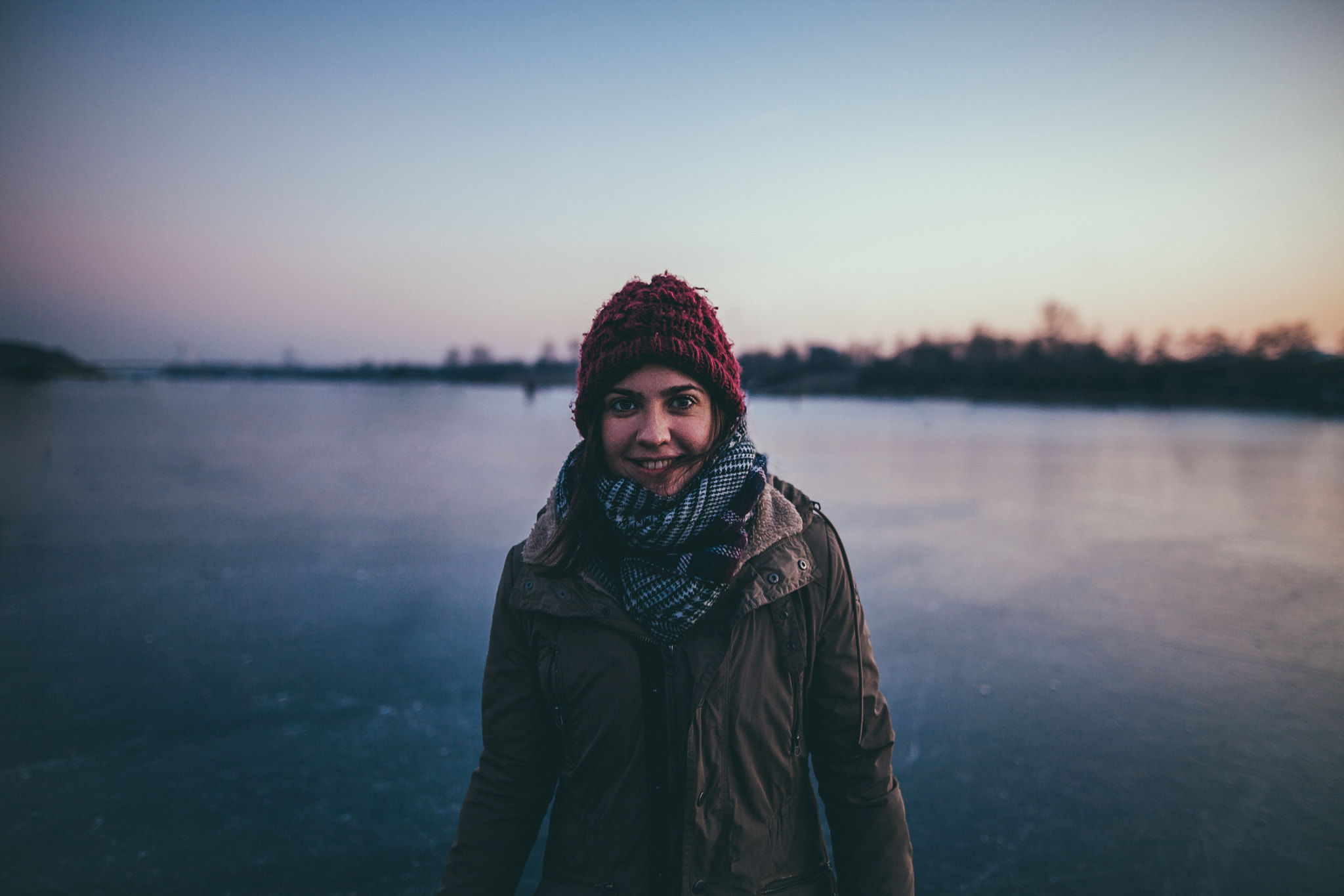Sigma 24mm F1.4 DG HSM Art sample photo. Frozen river photography