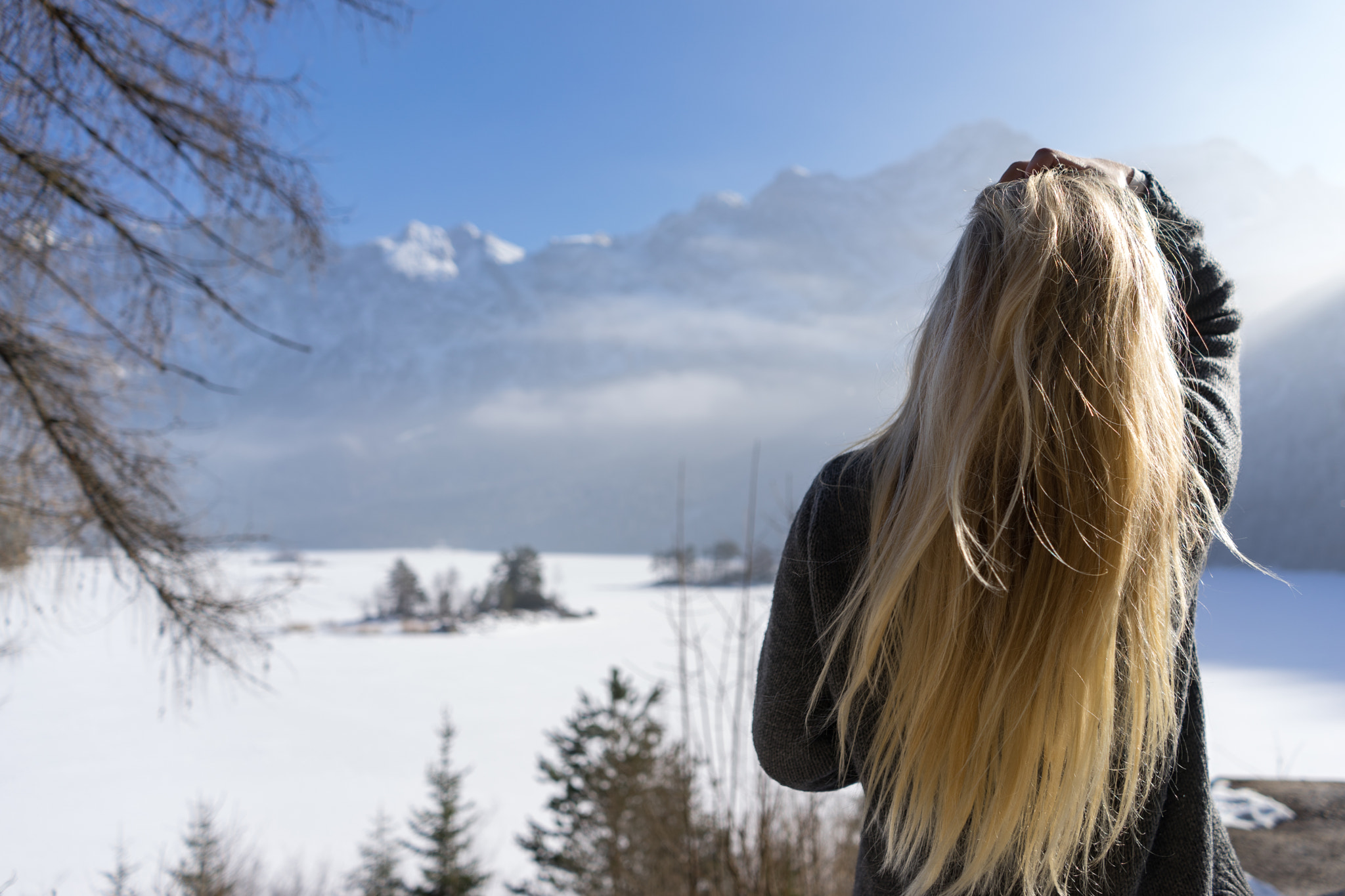 Sony a7 sample photo. Iris at lake eibsee - germany - bavaria photography