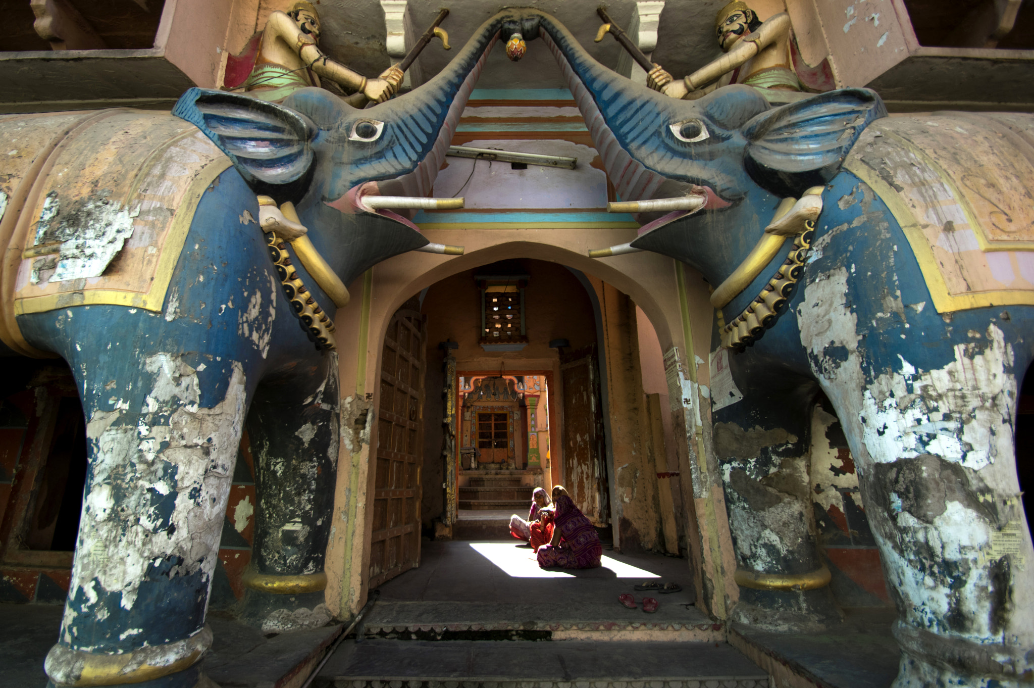 Pentax K-3 II sample photo. Kala gaura bhairav temple photography