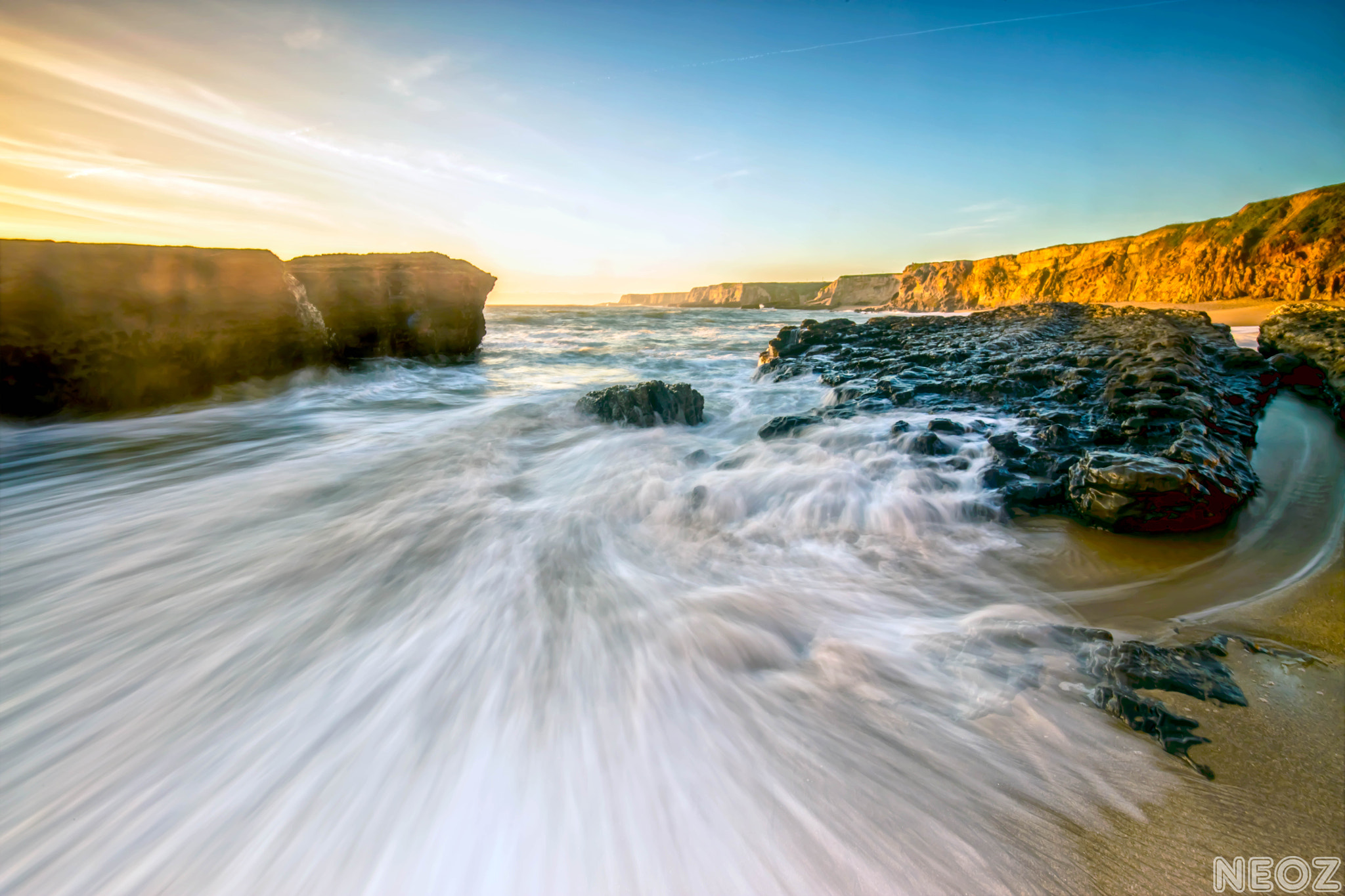 Canon EF 16-35mm F4L IS USM sample photo. California beach photography