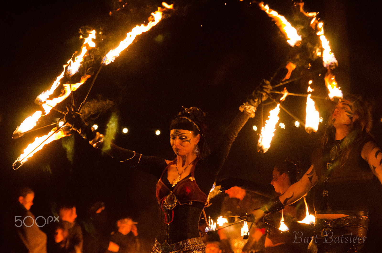 Sigma 70-200mm F2.8 EX DG Macro HSM II sample photo. Firedancing preformance photography