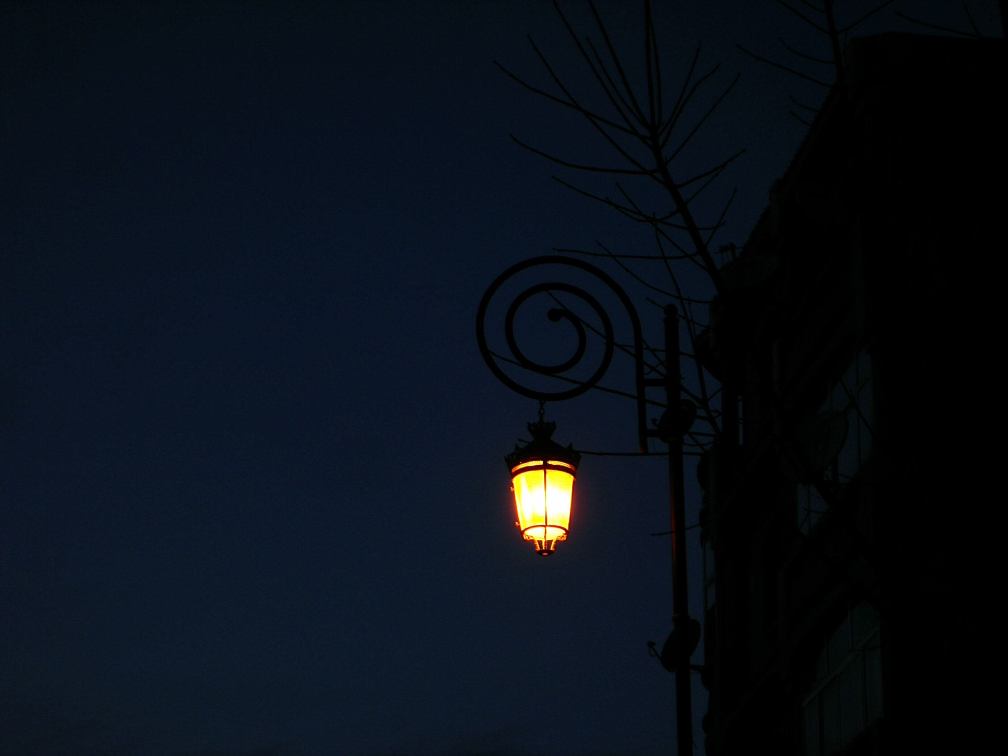 Sony DSC-W100 sample photo. Old lamp photography