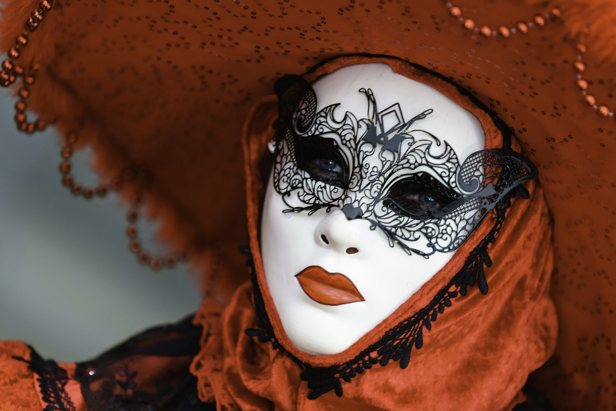 Canon EF 70-200mm F2.8L IS II USM sample photo. Venetian masks - venice italy photography
