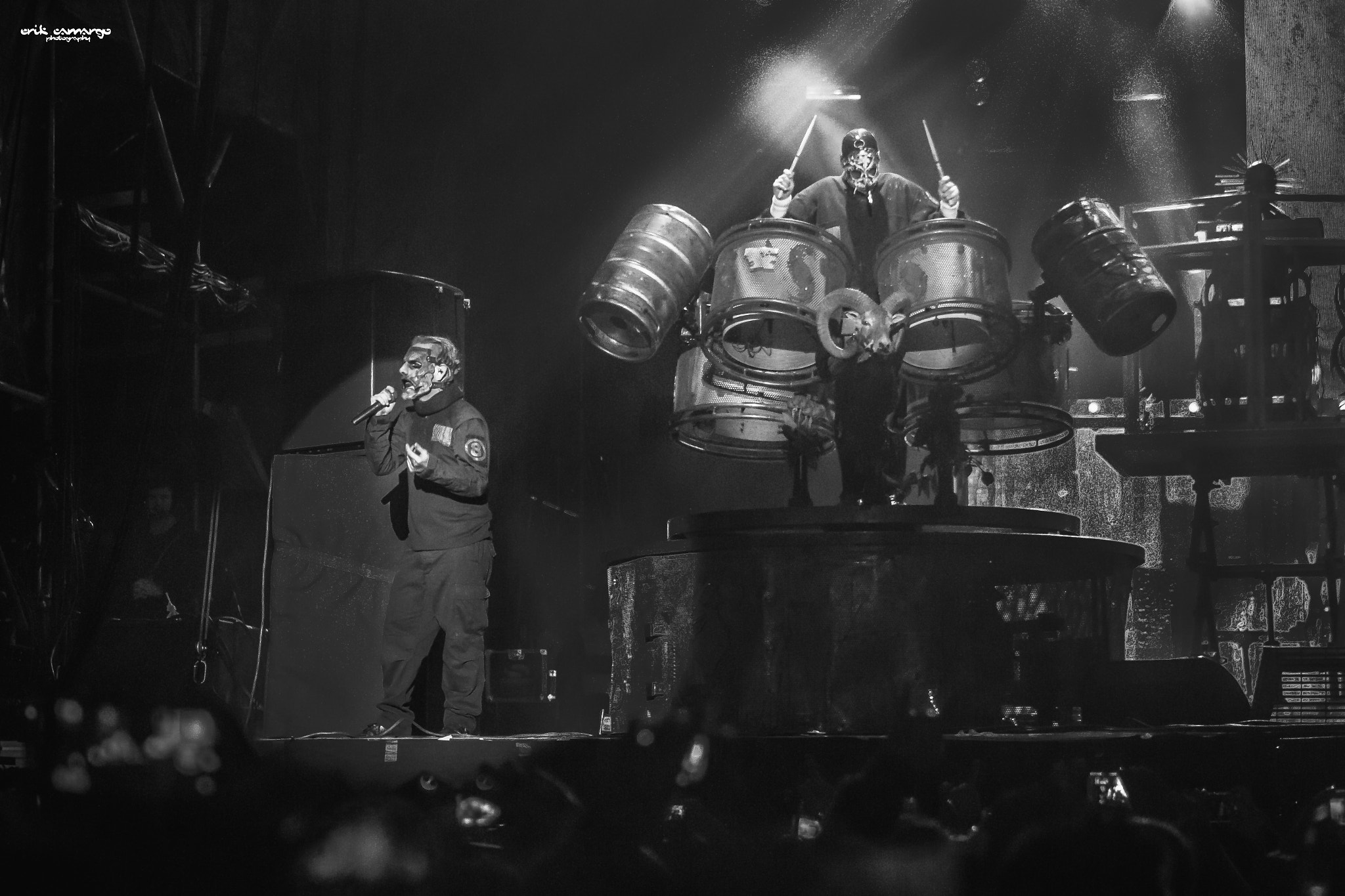 Canon EF 75-300mm f/4-5.6 USM sample photo. Slipknot in live show - photo by erik camargo photography