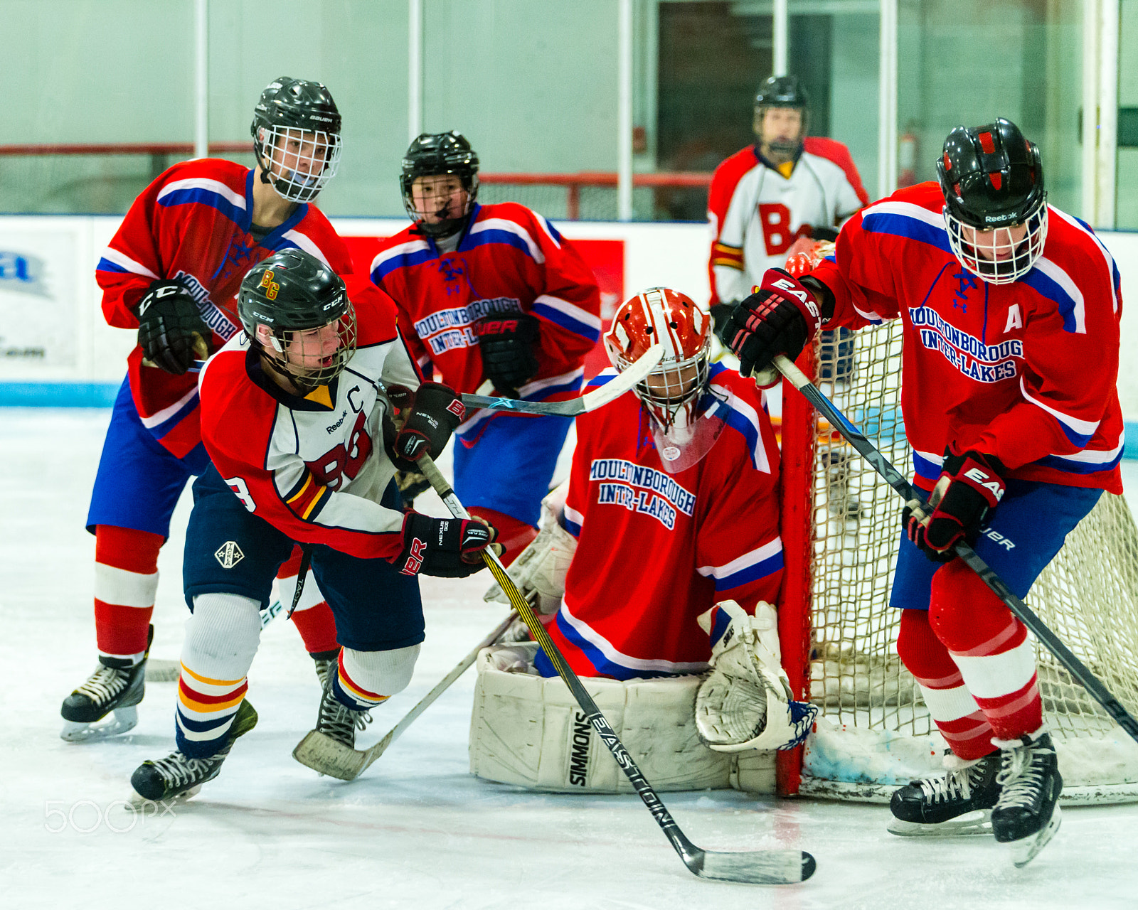 Tamron SP 70-200mm F2.8 Di VC USD sample photo. Ice hockey photography