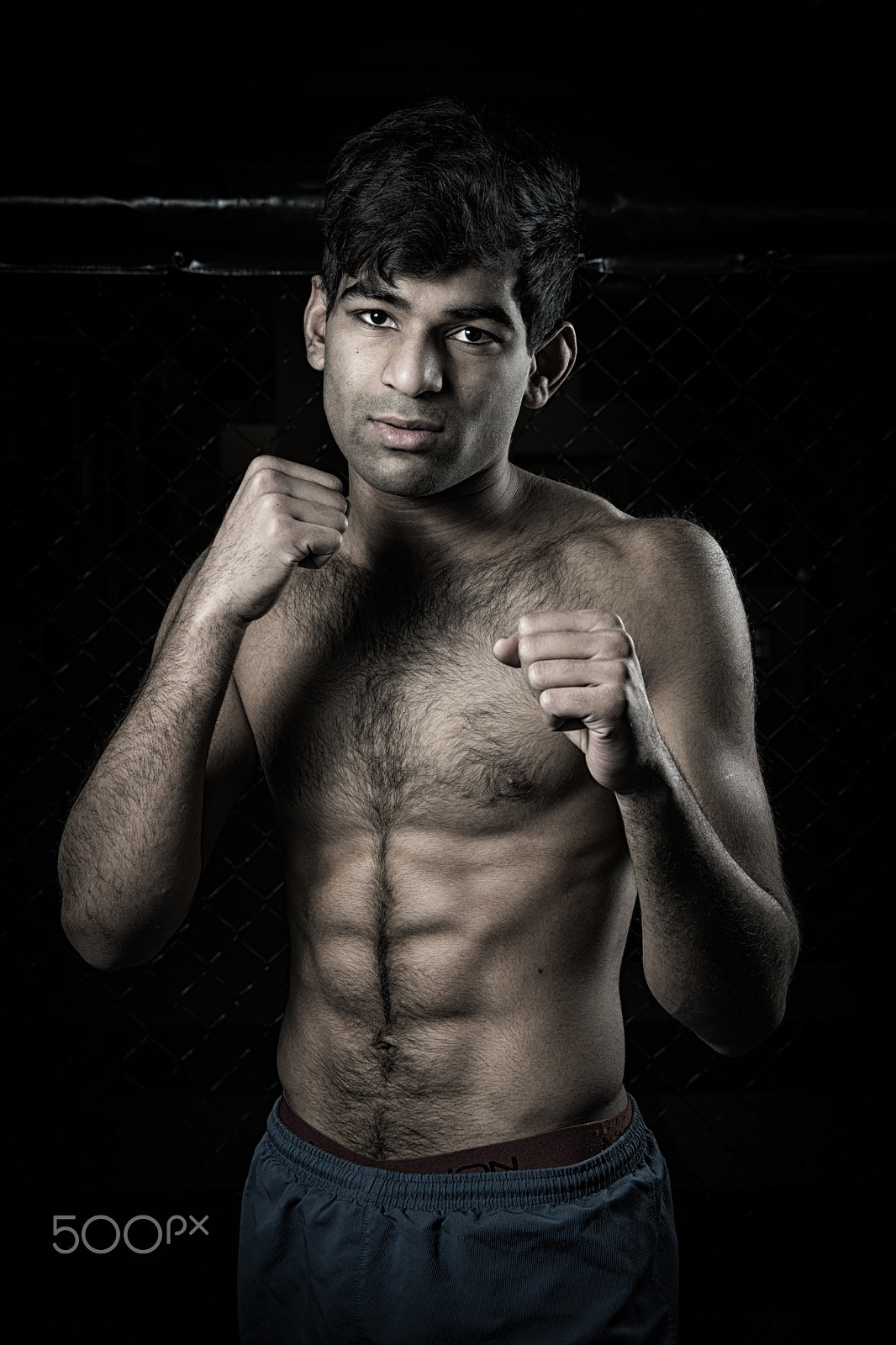 Sony ILCA-77M2 sample photo. Mma fighter photography