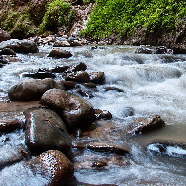 Canon EOS 70D sample photo. Virgin river, inside the narrows, zion national park photography