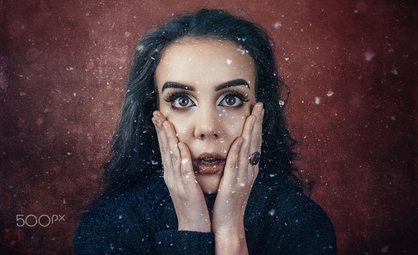 Nikon D5300 + Sigma 18-35mm F1.8 DC HSM Art sample photo. Snow portrait photography