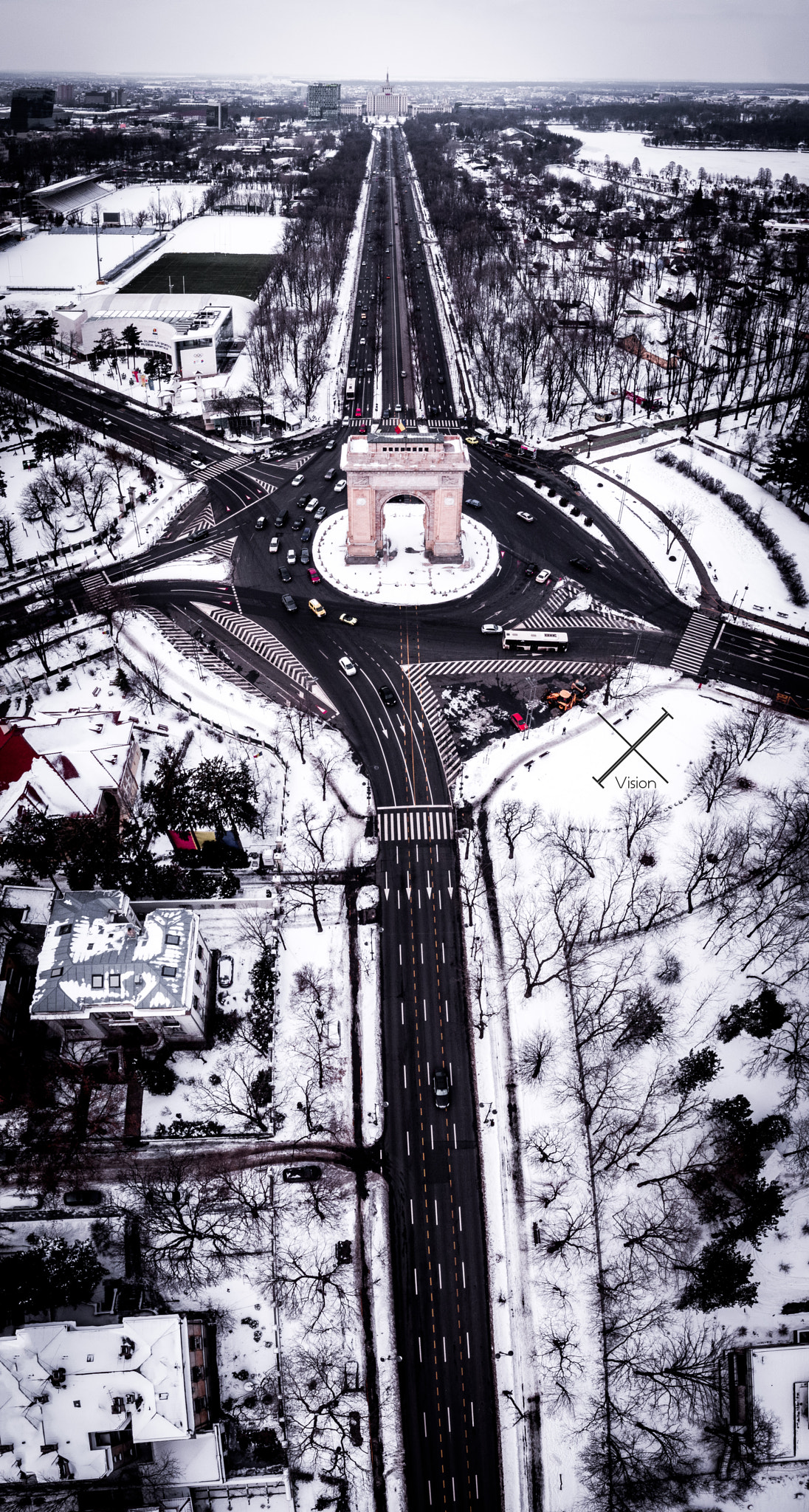DJI FC550 sample photo. The arc photography