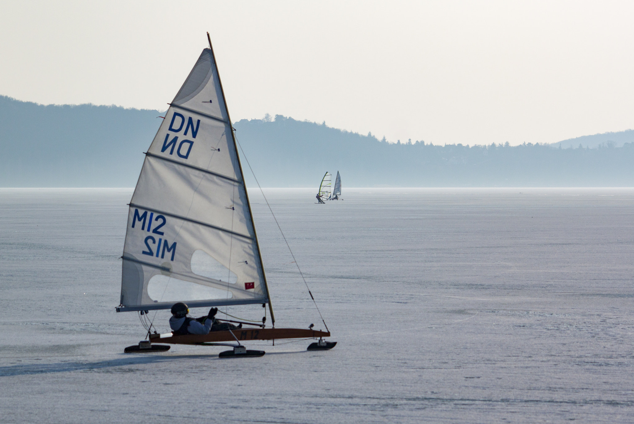 Sigma 70-300mm F4-5.6 APO DG Macro sample photo. Ice sailer photography