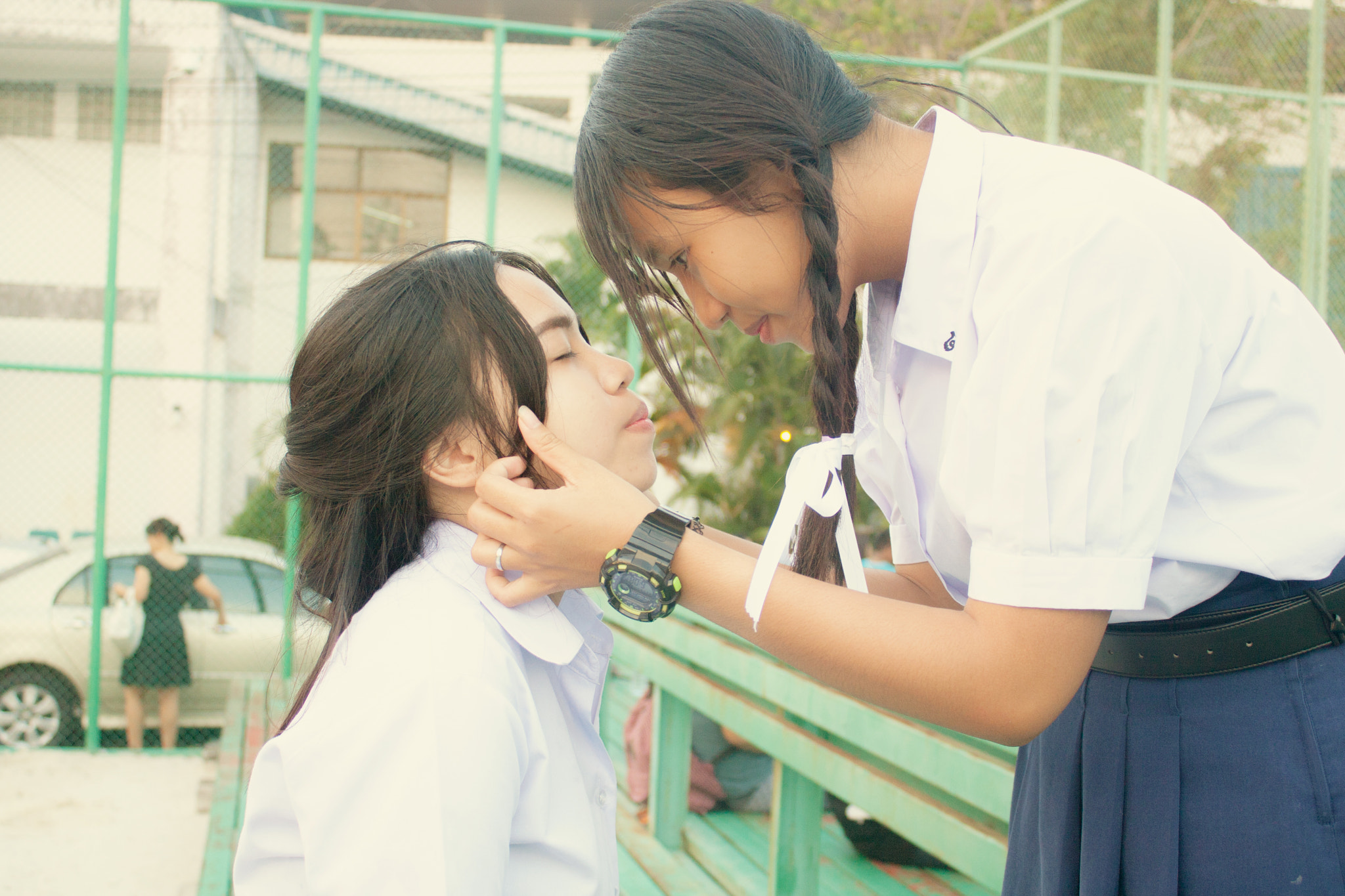Canon EOS 40D sample photo. Yuri 百合 kiss photography