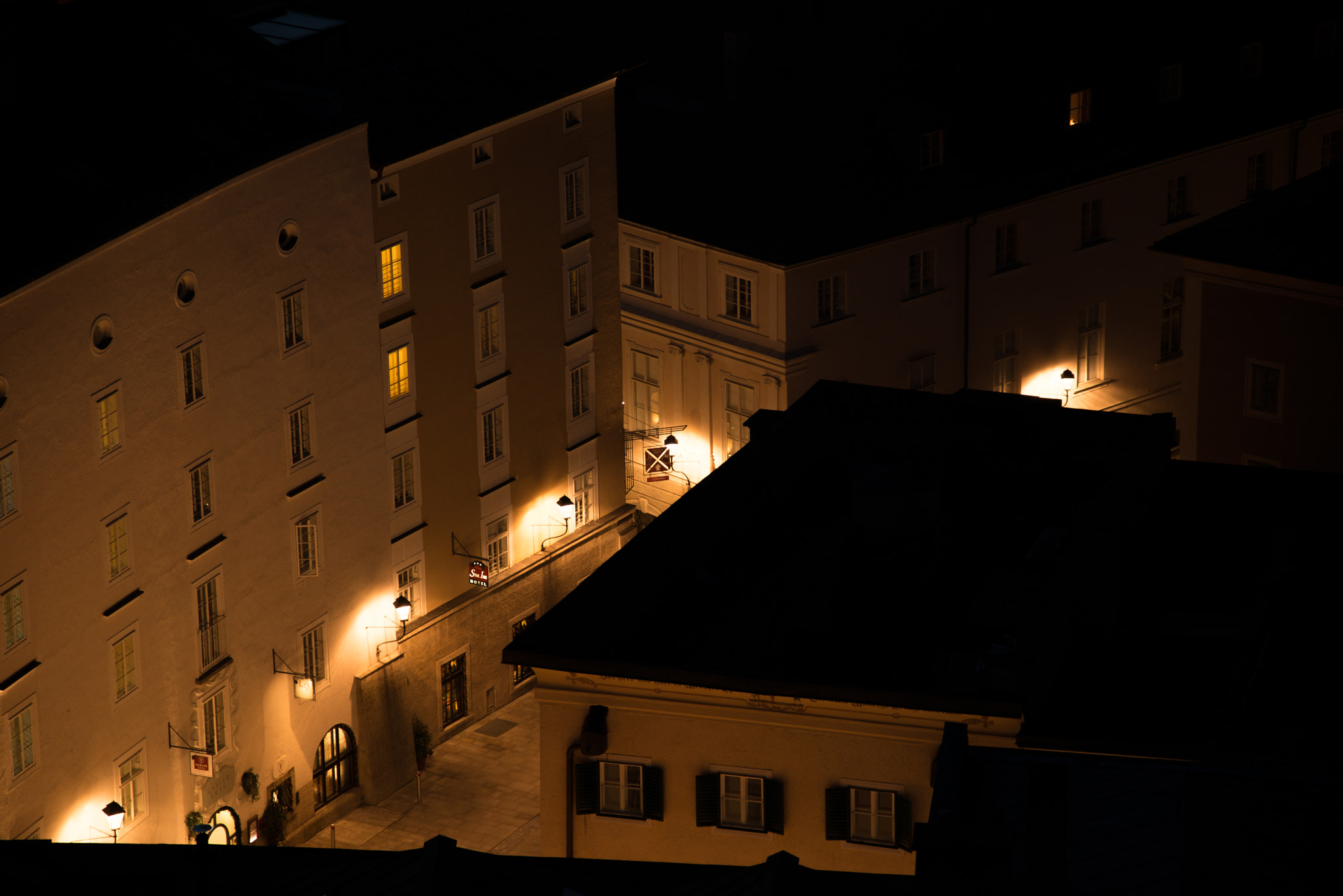 Nikon D800 + Sigma 24-105mm F4 DG OS HSM Art sample photo. Salzburg at night photography