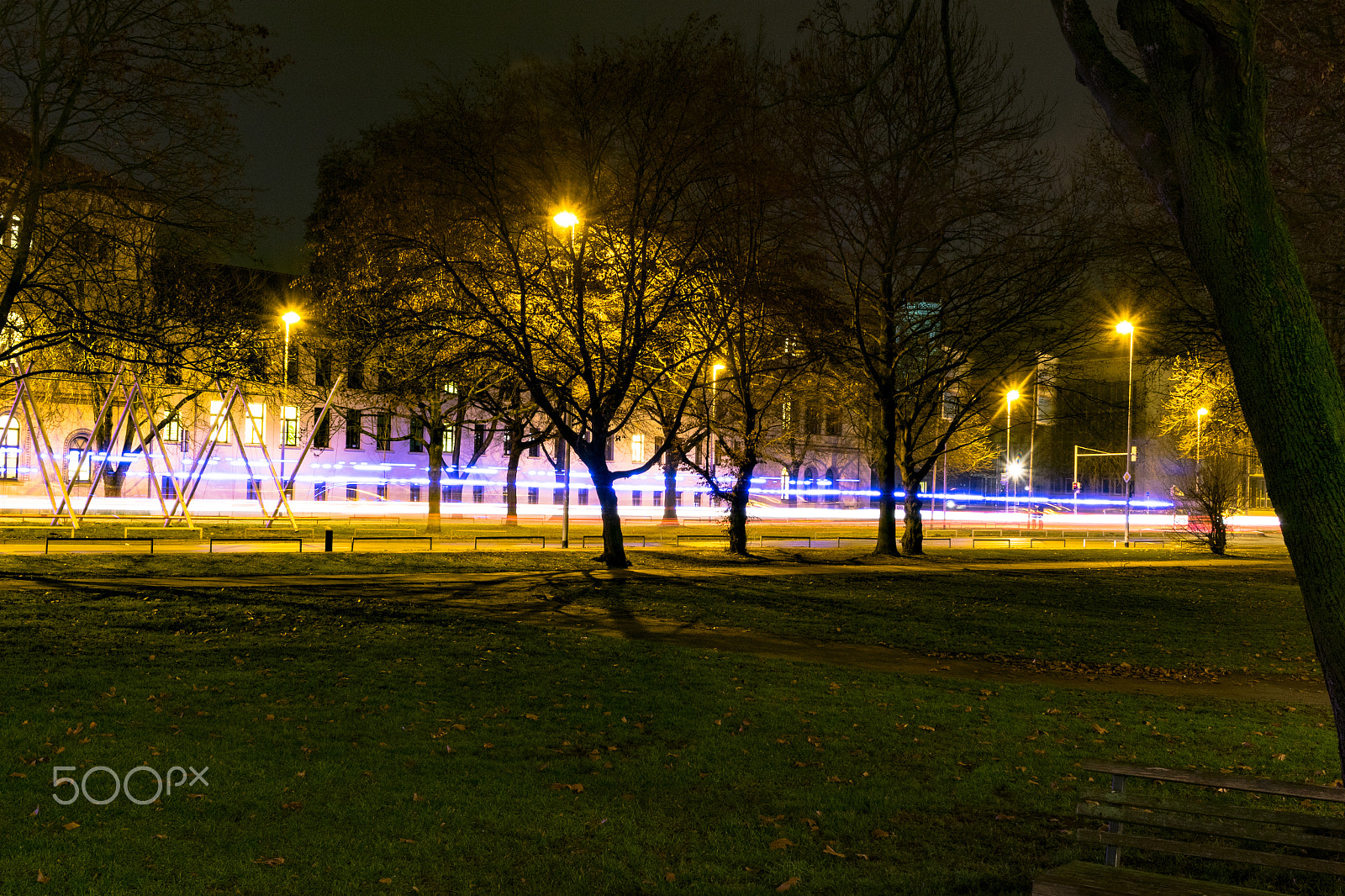 Canon EF-S 24mm F2.8 STM sample photo. Hannover at night photography