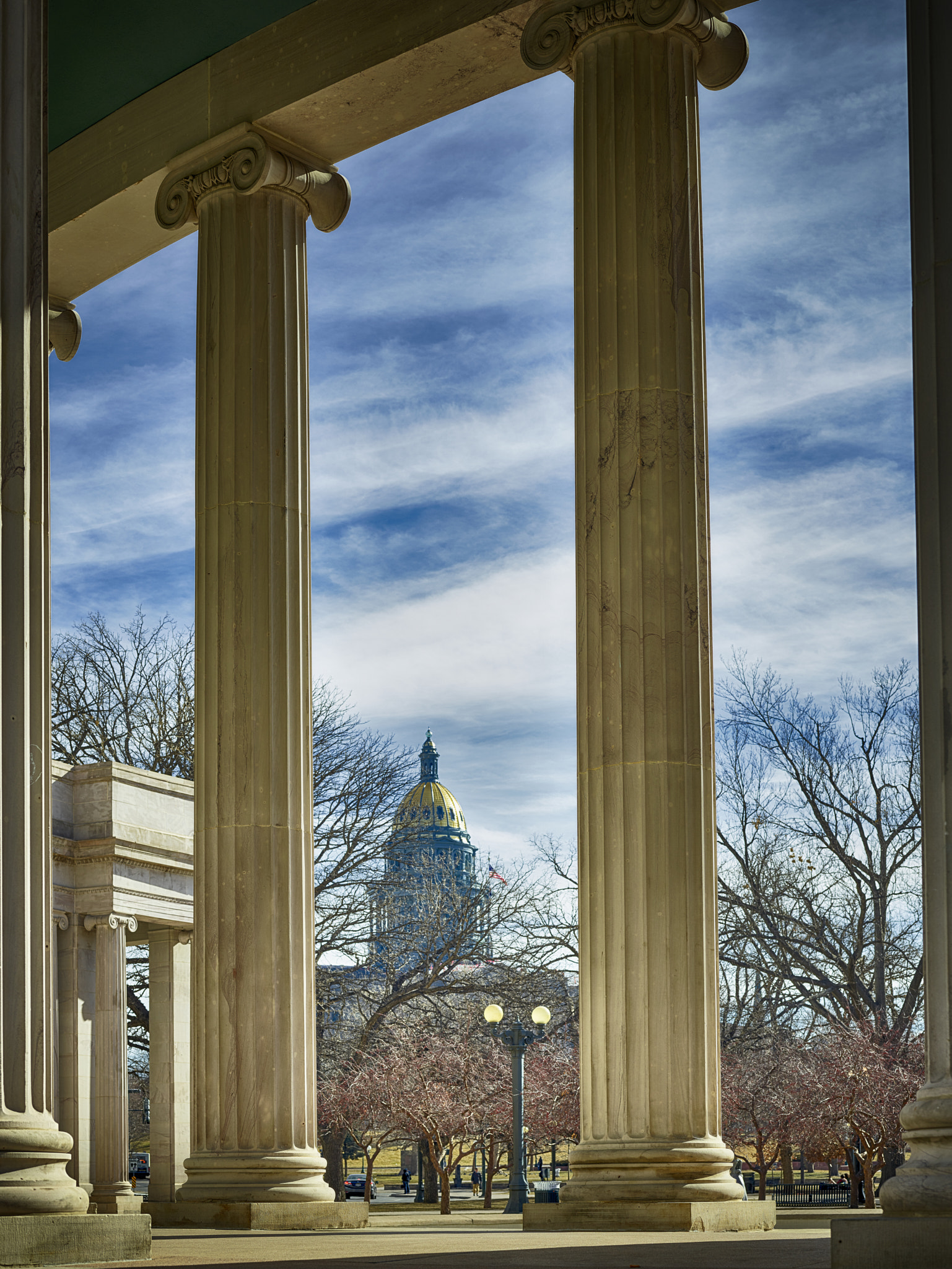 Schneider Kreuznach LS 80mm f/2.8 sample photo. Colorado state capital from civic center park photography