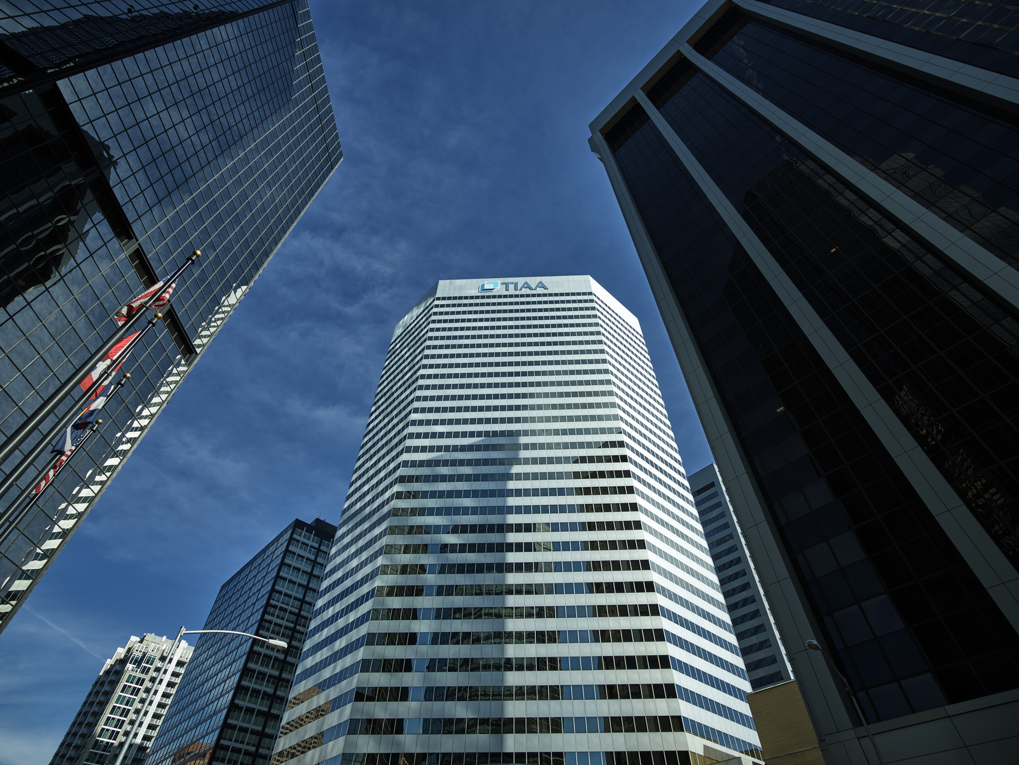 Phase One IQ3 100MP + Schneider Kreuznach LS 28mm f/4.5 Aspherical sample photo. Tiaa building photography