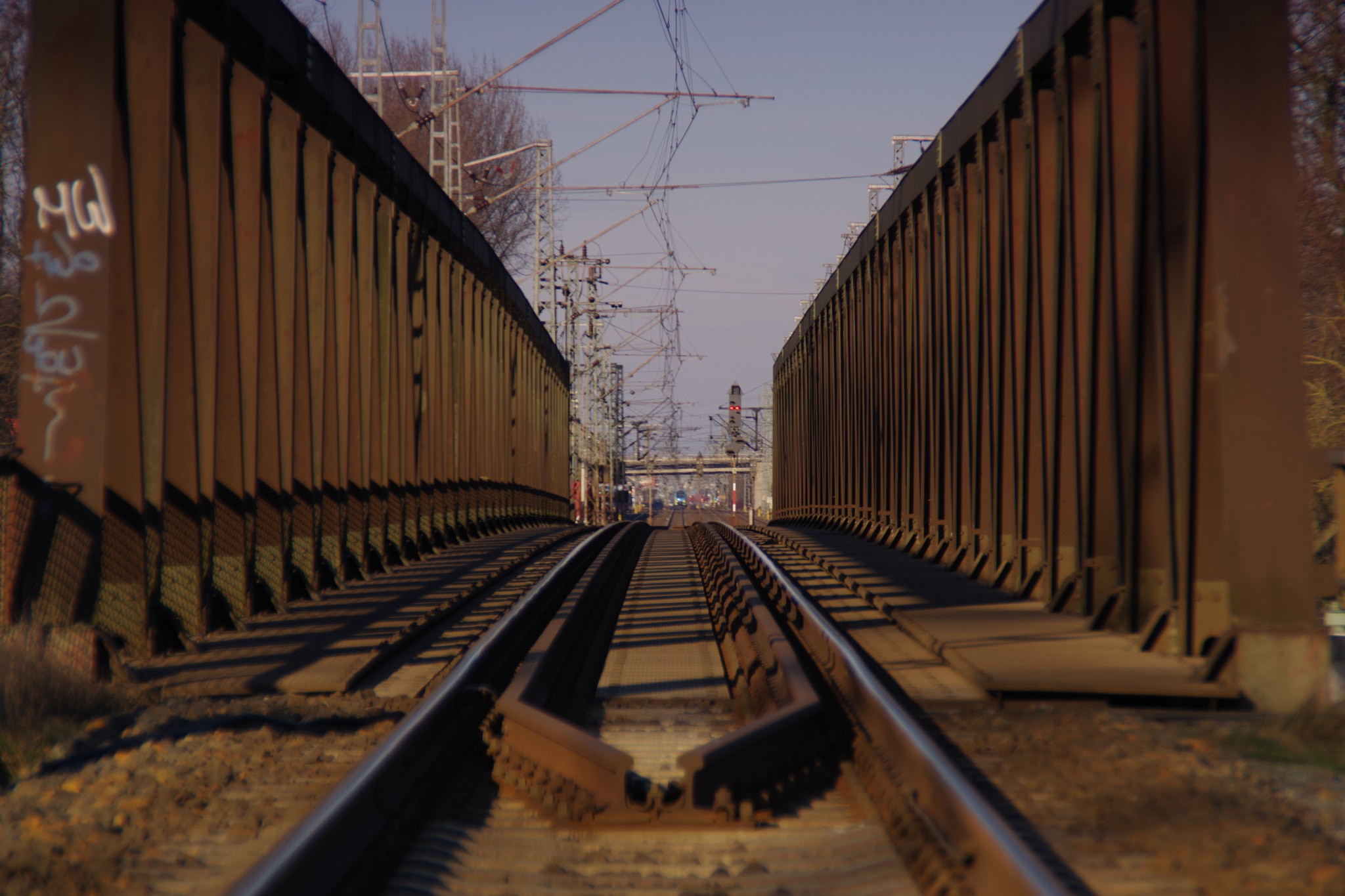 Pentax K-70 + Tamron AF 18-200mm F3.5-6.3 XR Di II LD Aspherical (IF) Macro sample photo. Railway -eisenbahn photography