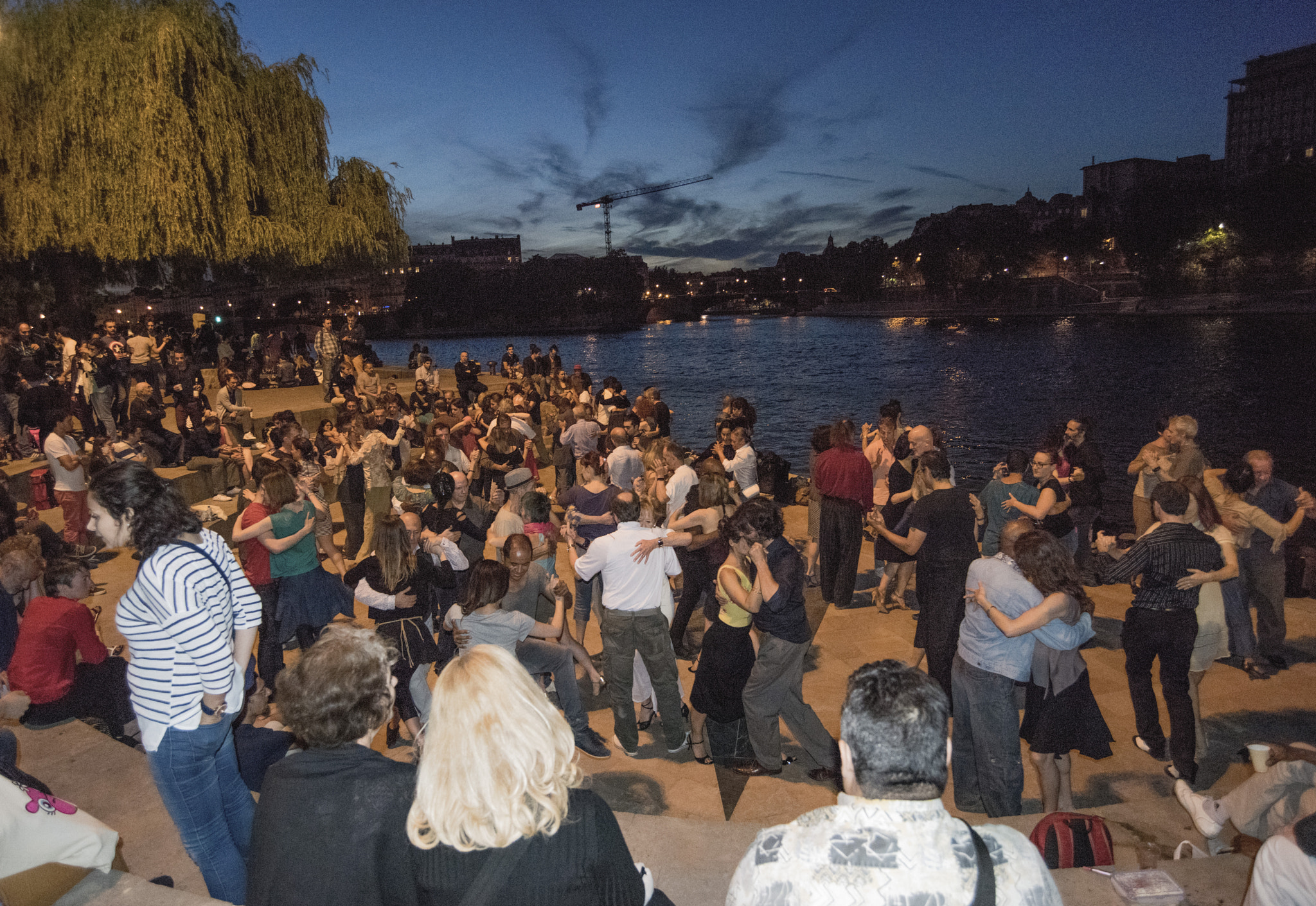 Nikon D810 sample photo. Friday night on the seine photography
