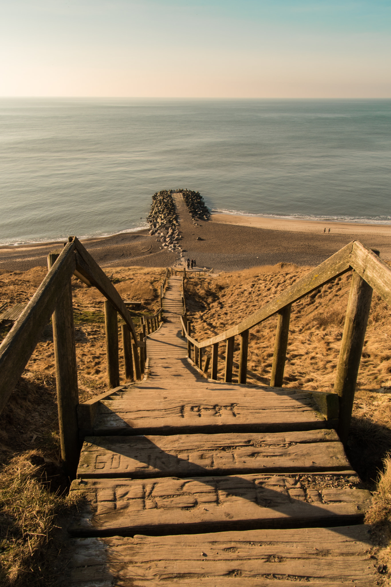 Nikon D5500 sample photo. Stairway to the beach photography