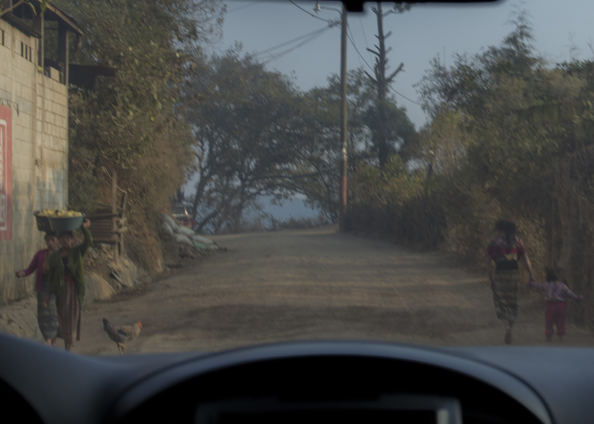 Nikon D3200 sample photo. From the van in streets of guatemala photography
