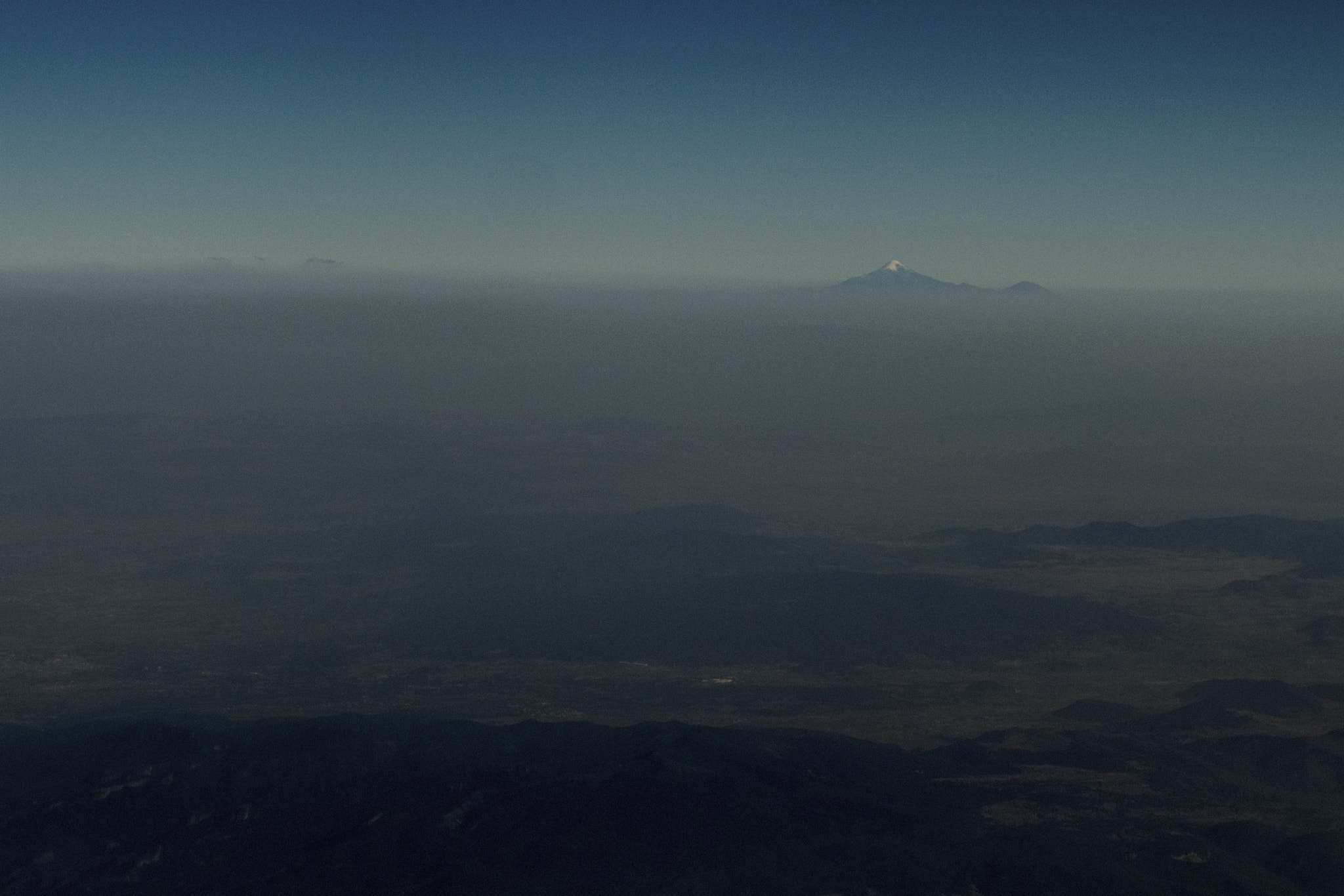 Nikon D3200 sample photo. Mexico city from the plane photography