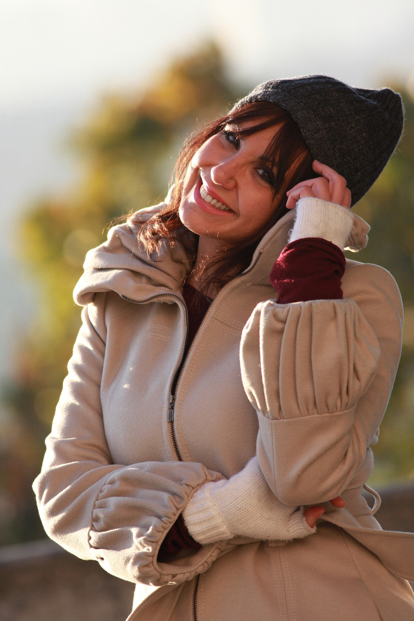 Canon EF 400mm F5.6L USM sample photo. Claudia in esterno photography