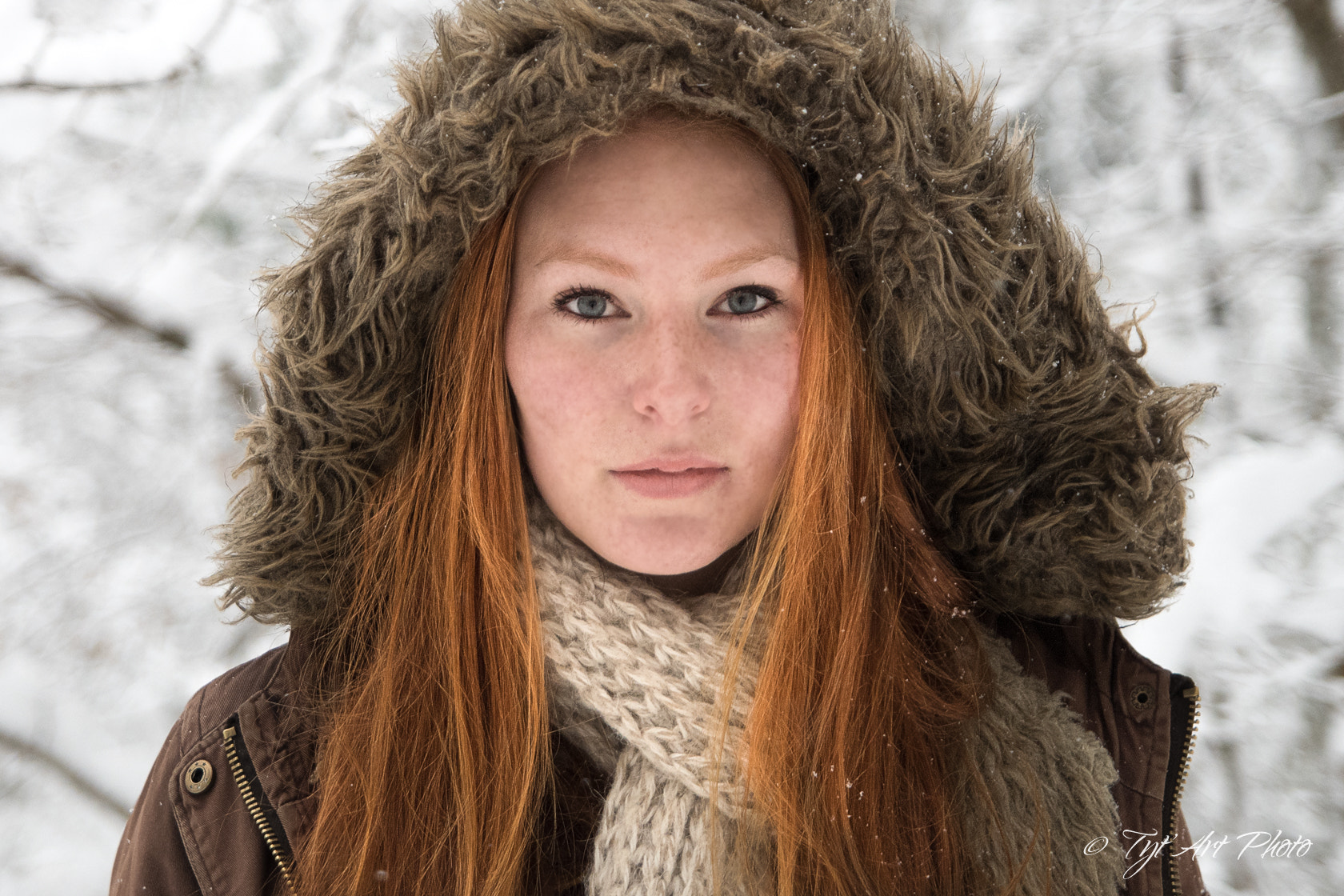 Pentax K-S1 sample photo. Snow girl photography