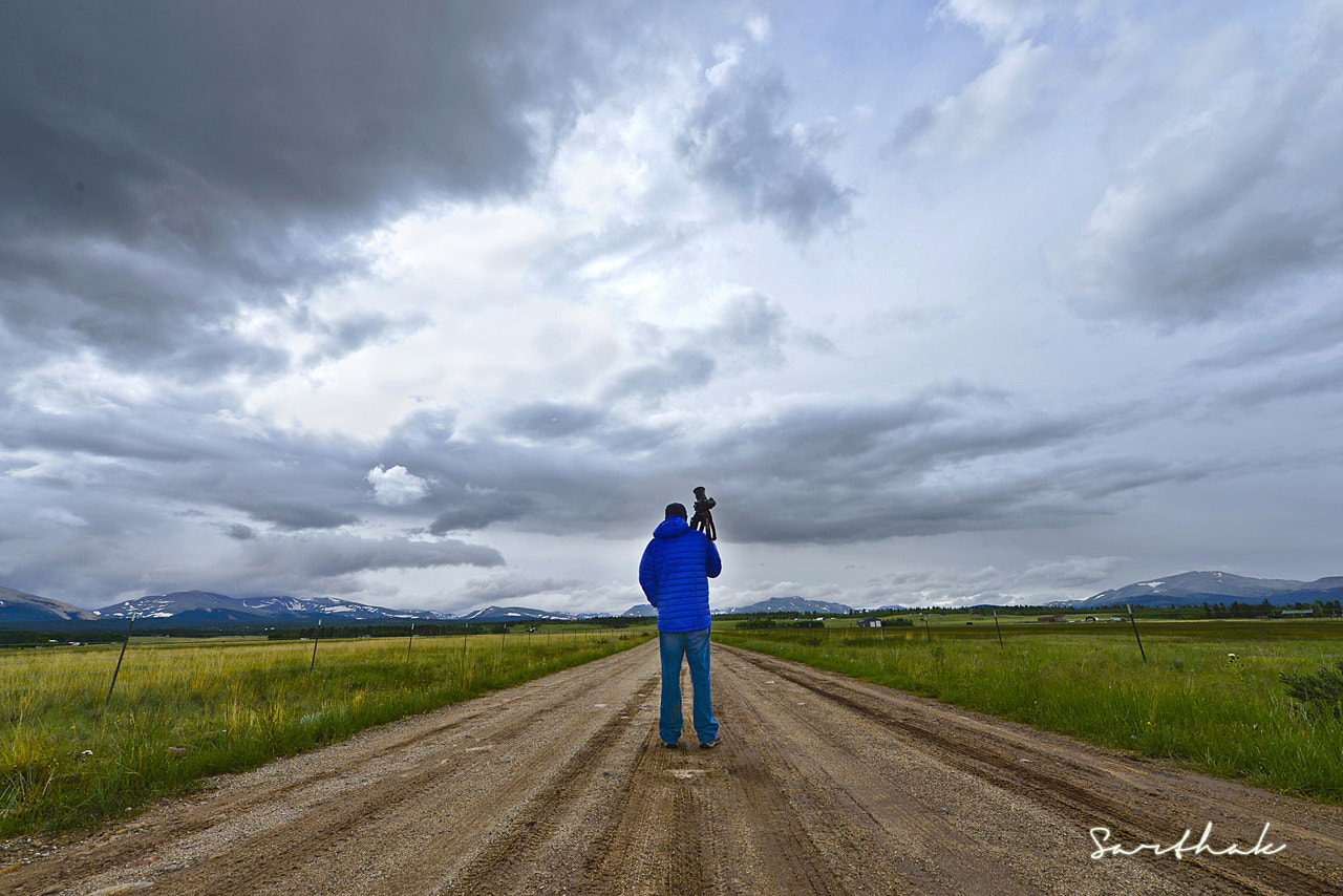 Nikon D600 + AF Nikkor 50mm f/1.4 sample photo. Photographer and the mountains photography