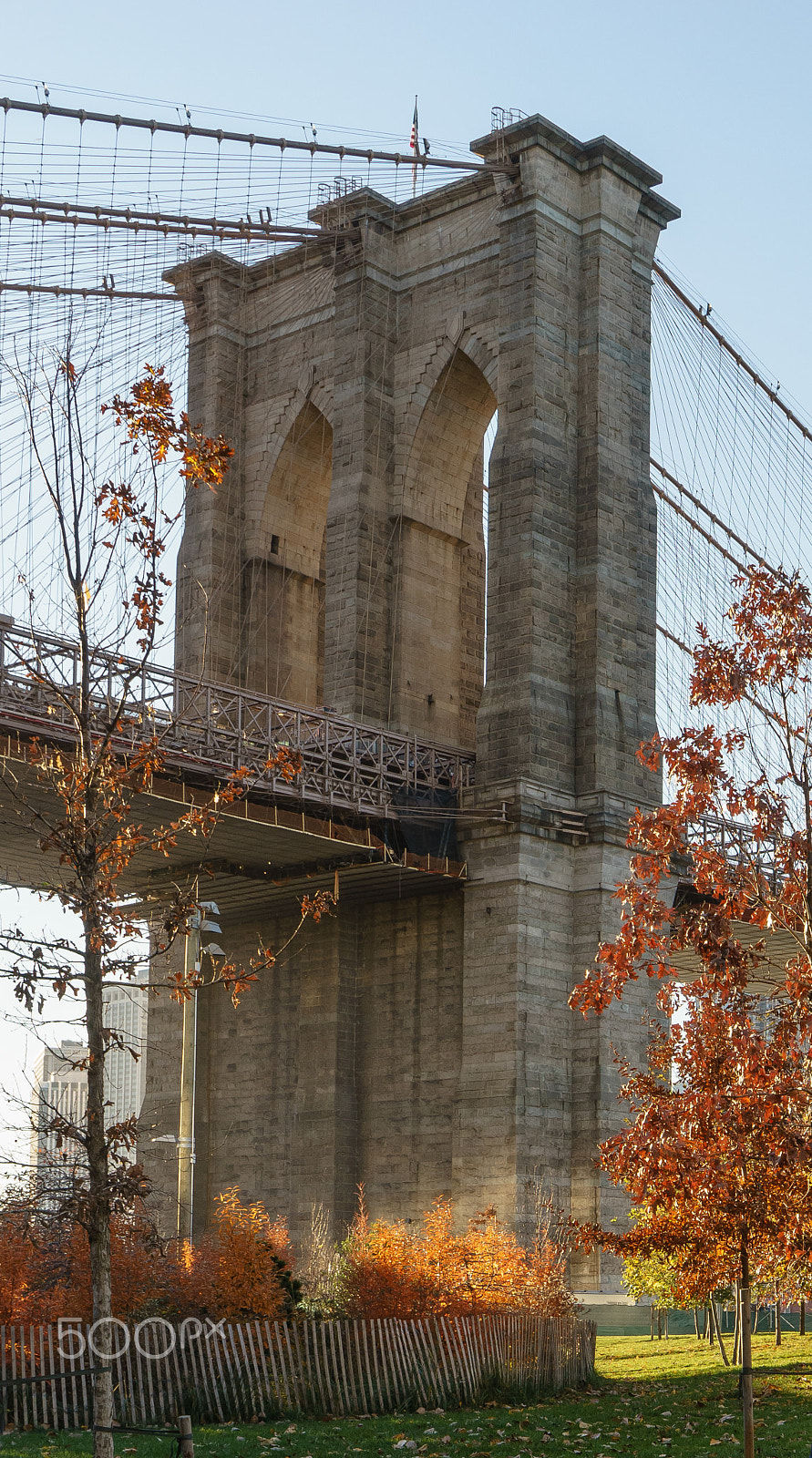 Sony a7 sample photo. Brooklin bridge photography