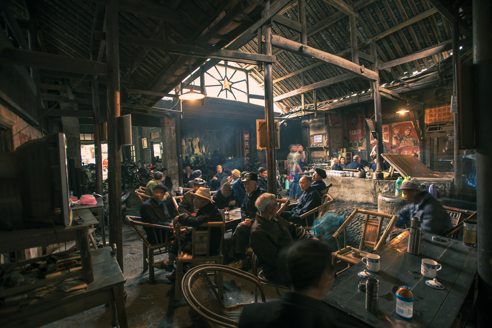 Nikon D800E + Nikon AF-S Nikkor 17-35mm F2.8D ED-IF sample photo. The old tea house photography