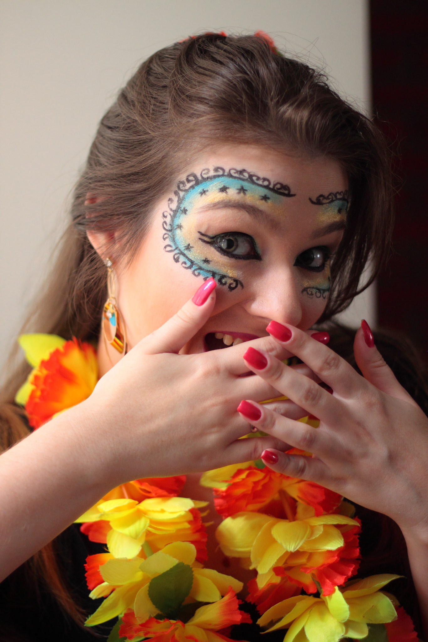 Canon EOS 500D (EOS Rebel T1i / EOS Kiss X3) sample photo. Makeup carnaval photography