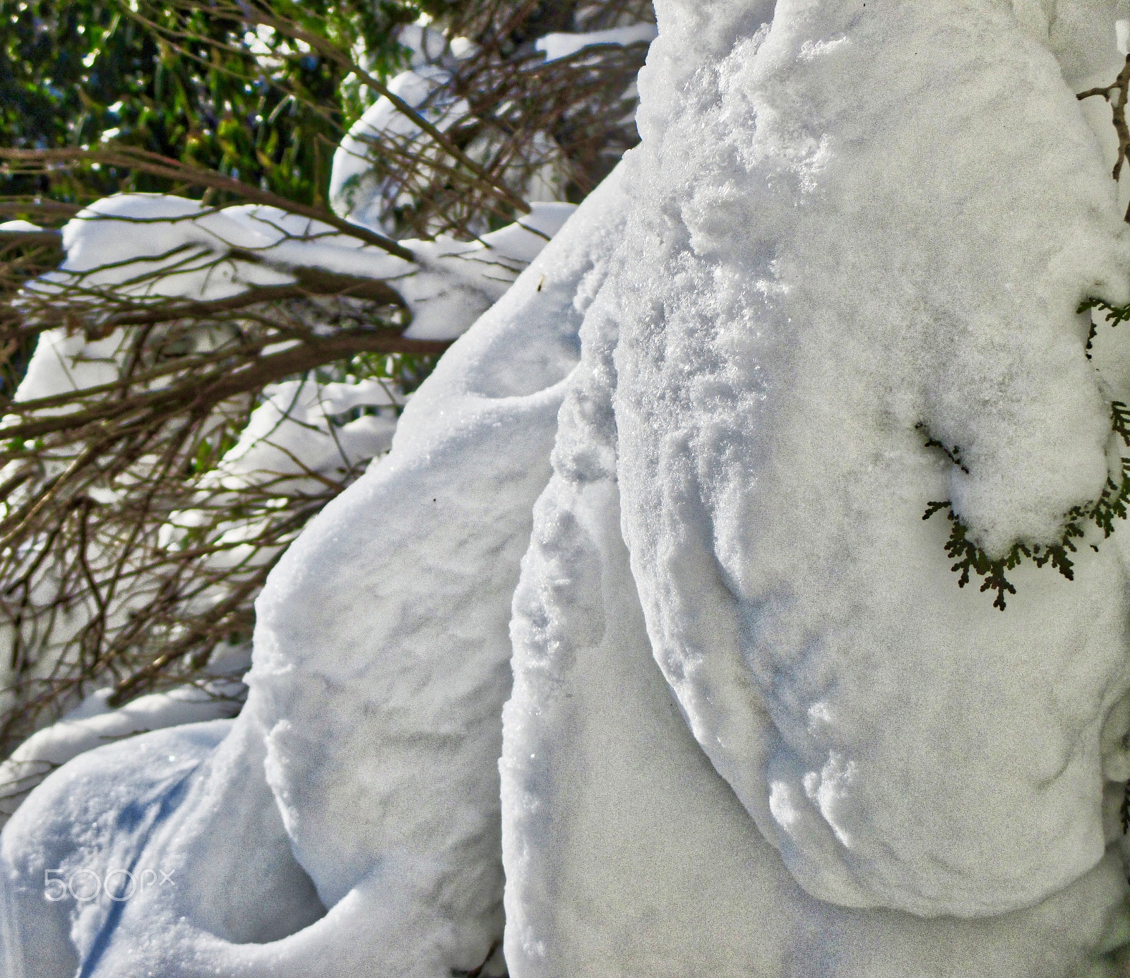 Canon PowerShot ELPH 115 IS (IXUS 132 / IXY 90F) sample photo. After a heavy snow fall photography