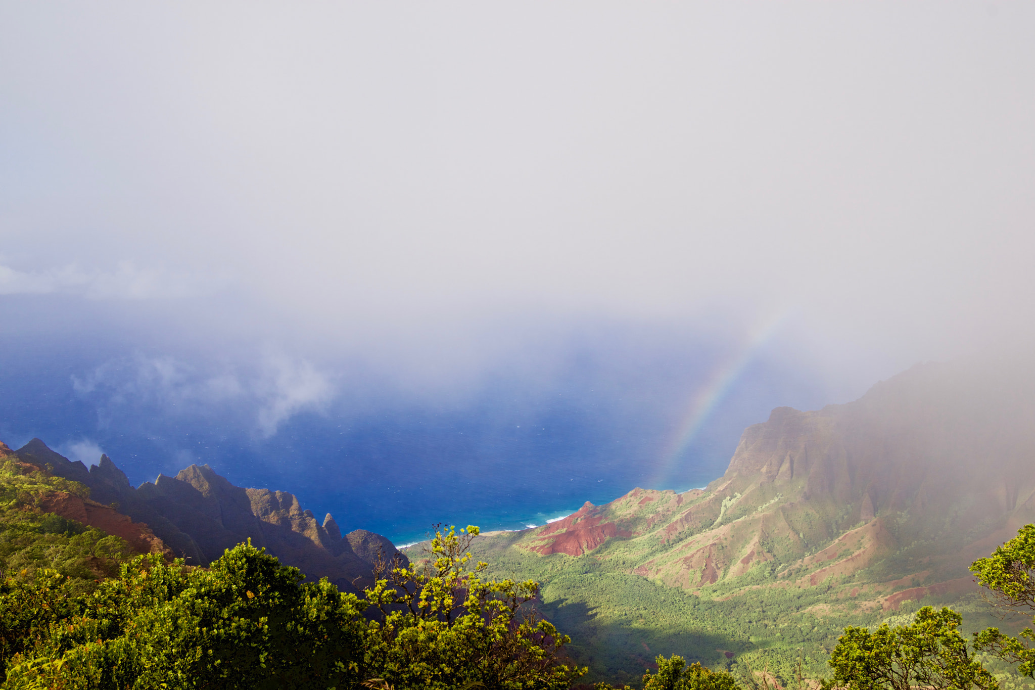 Sony FE 24-70mm F2.8 GM sample photo. Kalalau lookout, kokee state park, kauai, hi photography