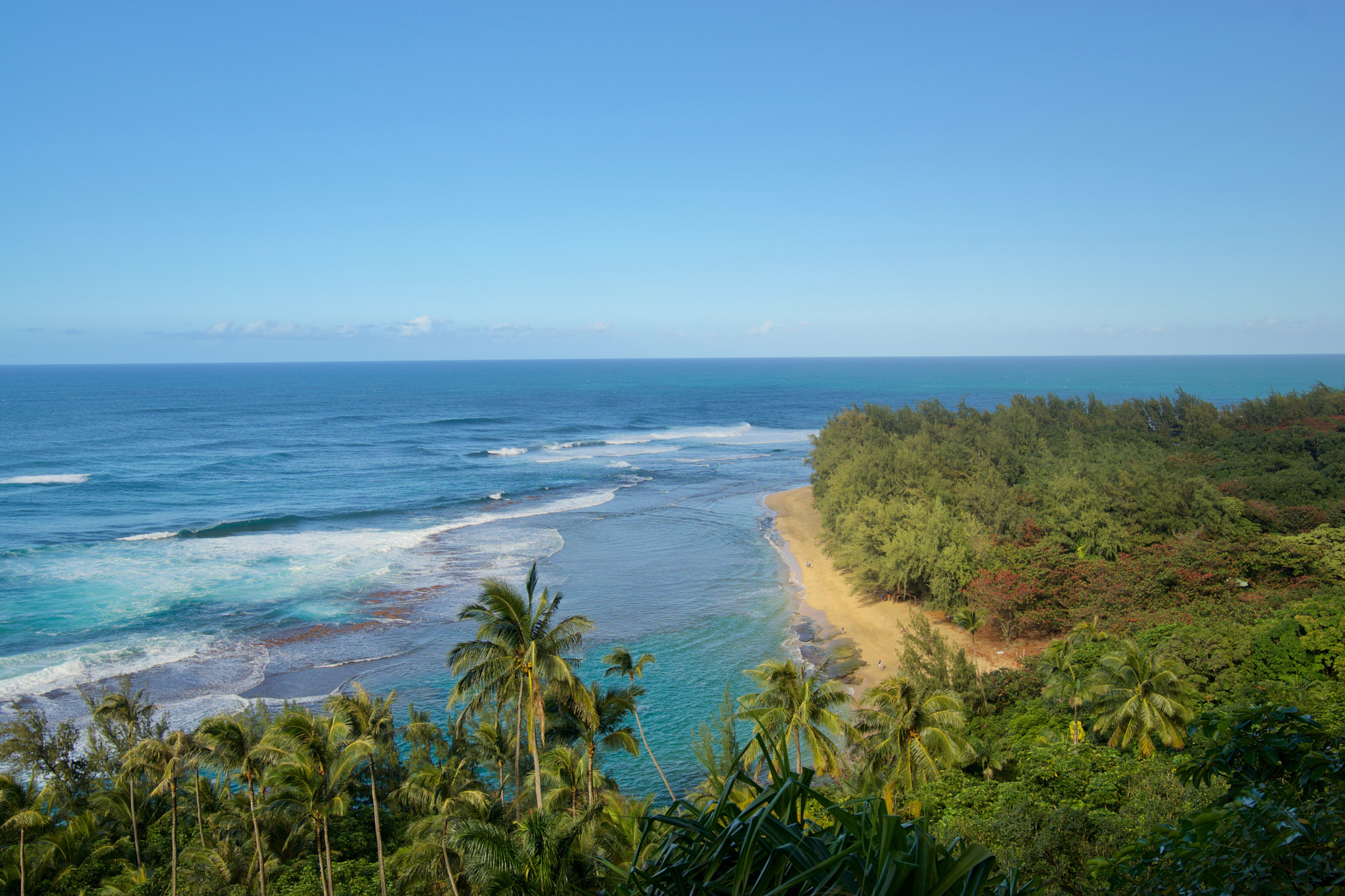 Sony a7 sample photo. Ke'e beach, kauai, hi photography