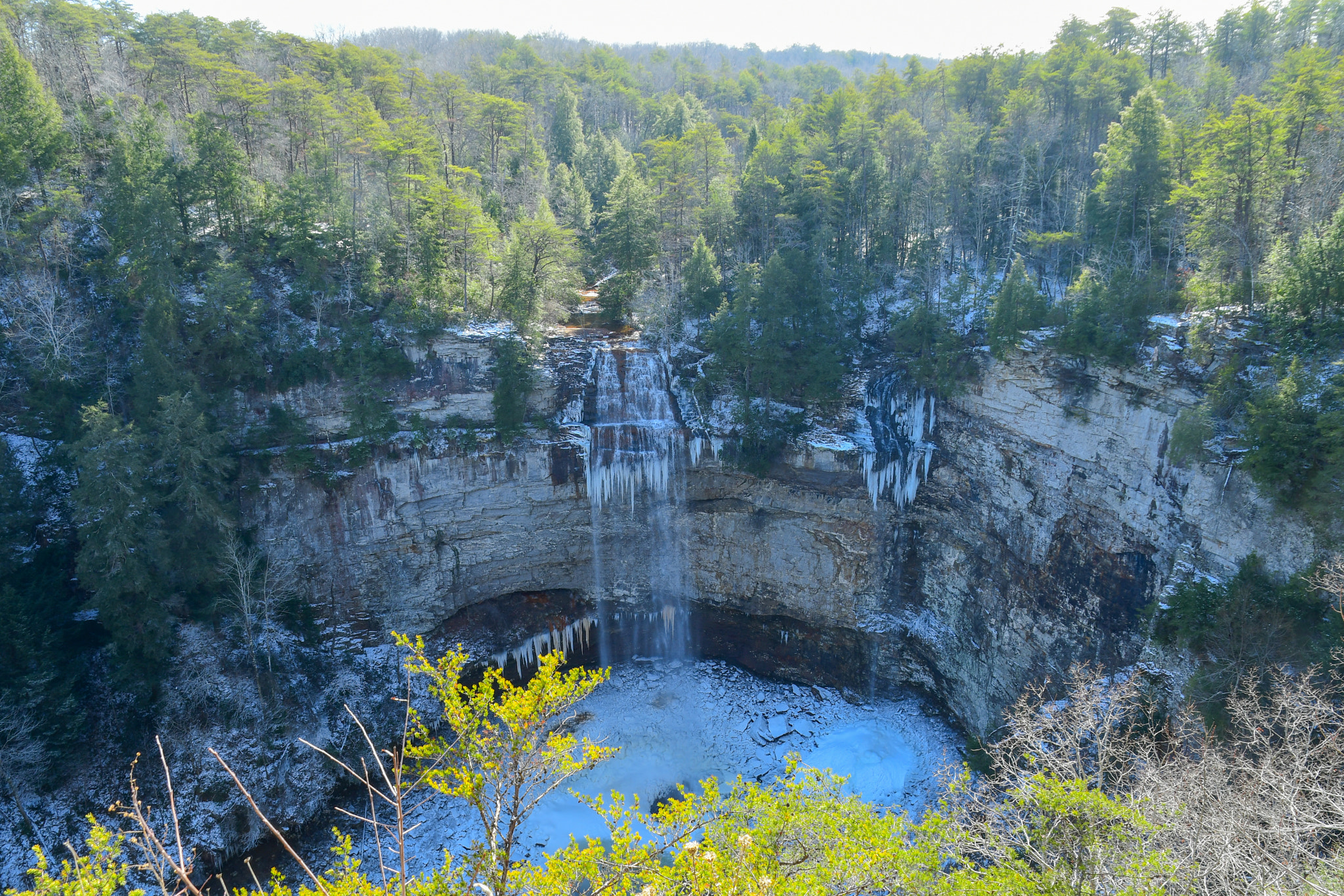 Nikon D500 sample photo. Cold fall creek photography
