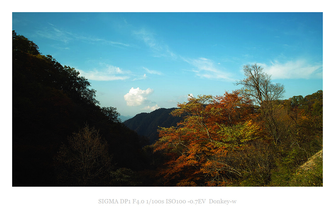 Sigma DP1 sample photo. Nangong mountains photography