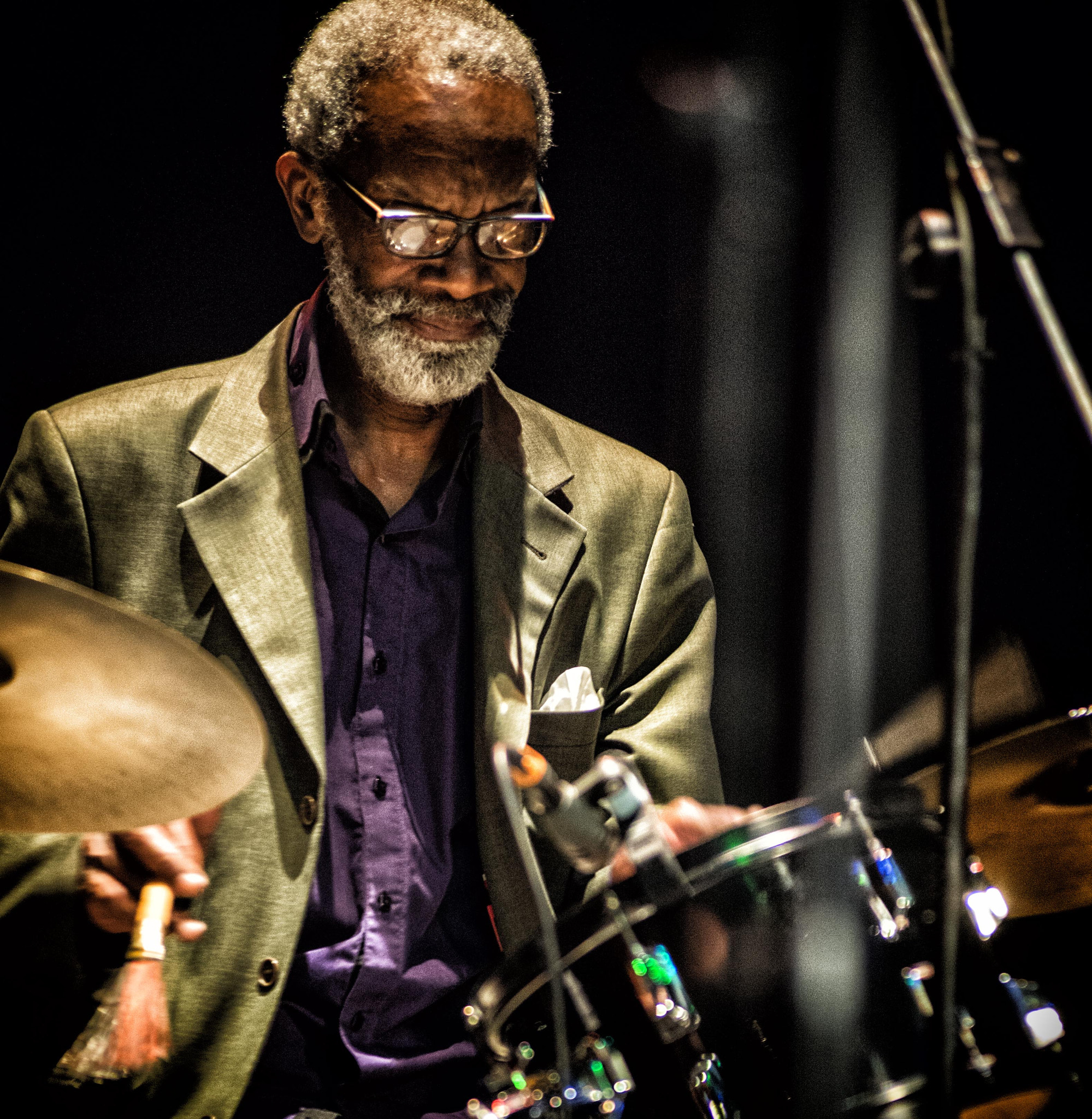 Nikon AF-Nikkor 80-200mm F2.8D ED sample photo. Jazz drummer # 3 photography