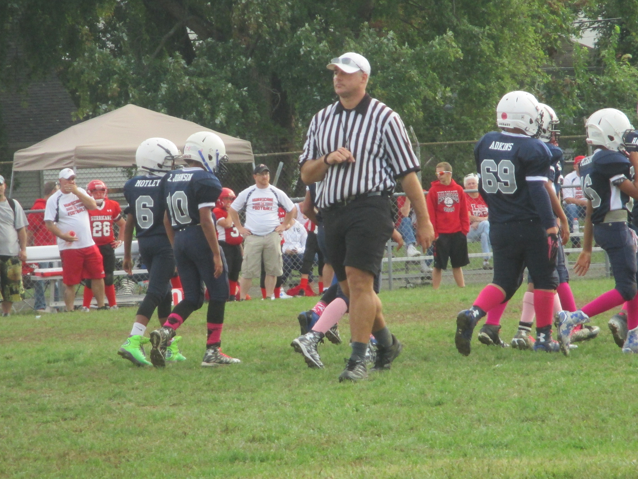 Canon PowerShot ELPH 115 IS (IXUS 132 / IXY 90F) sample photo. Little league football photography