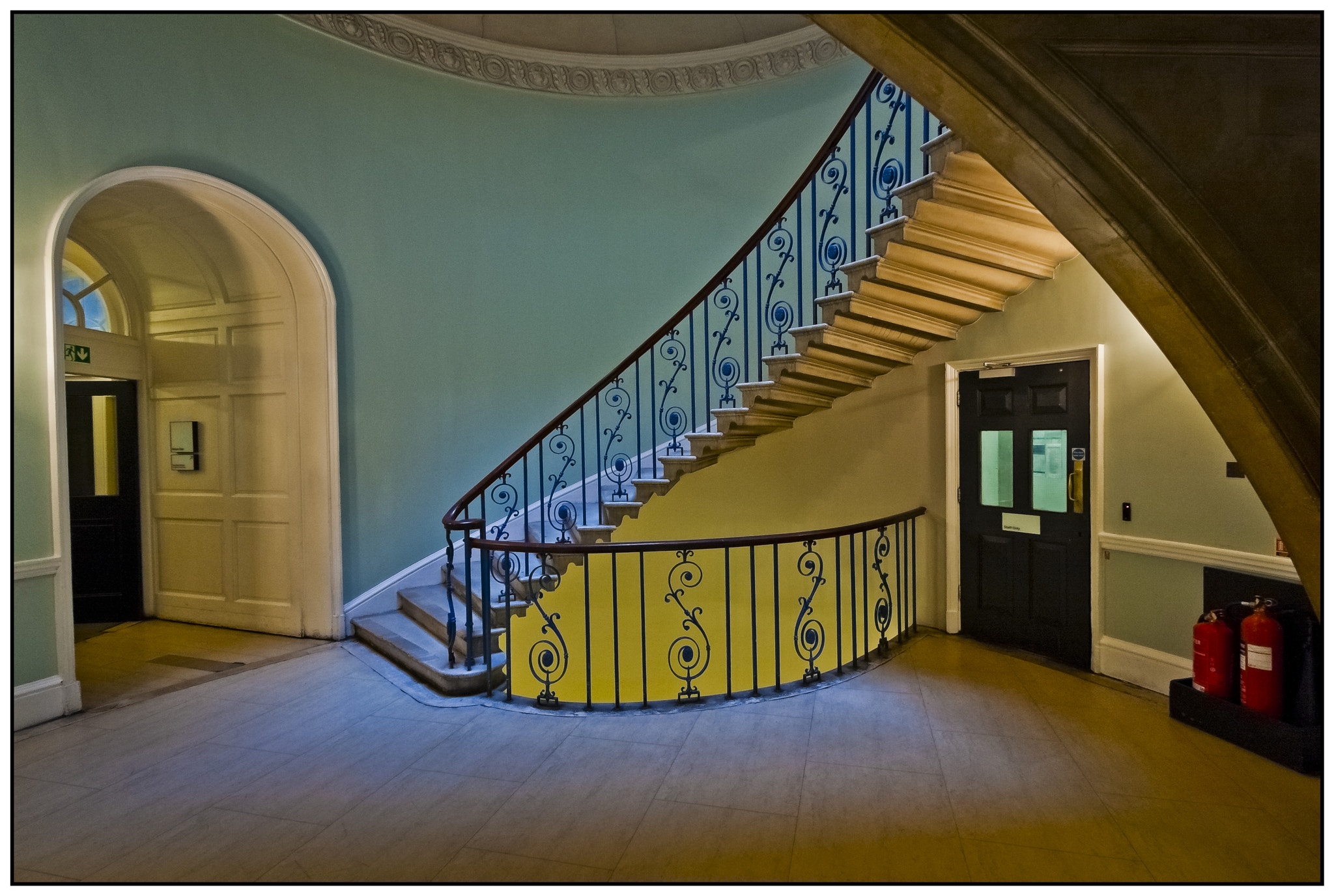 Canon EOS 40D + Canon EF-S 10-22mm F3.5-4.5 USM sample photo. Nelson's staircase sumerset house, london. photography