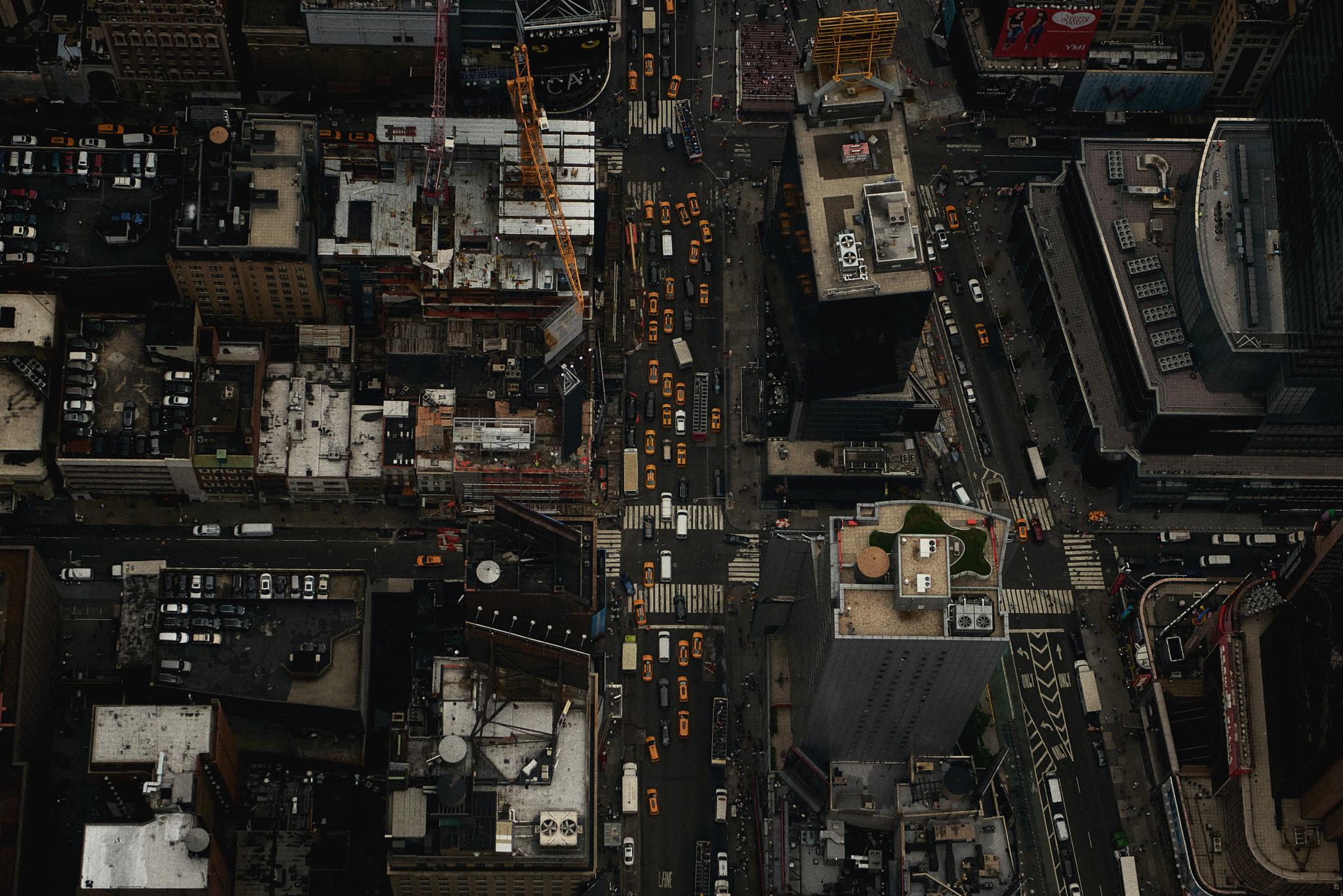 Nikon AF-S Nikkor 24-70mm F2.8G ED sample photo. Taxis in nyc photography