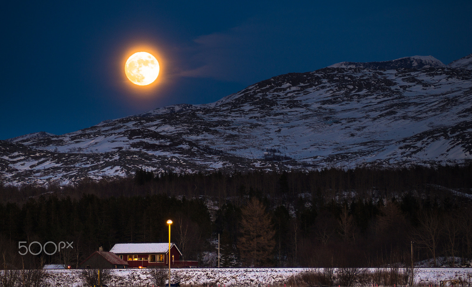 Olympus OM-D E-M10 sample photo. Moon glow photography