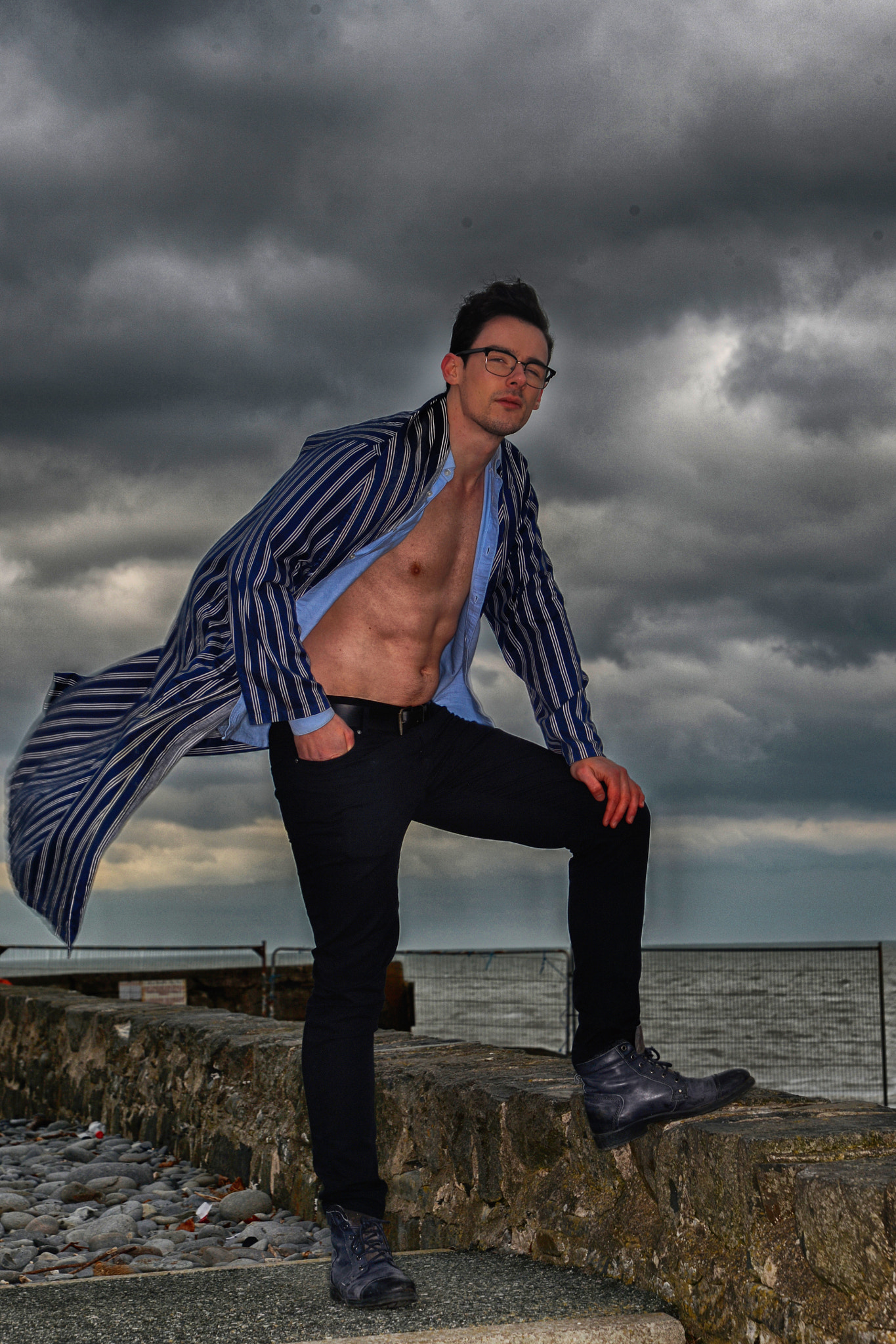 Nikon AF Nikkor 24-85mm F2.8-4D IF sample photo. Men's editorial wales photography