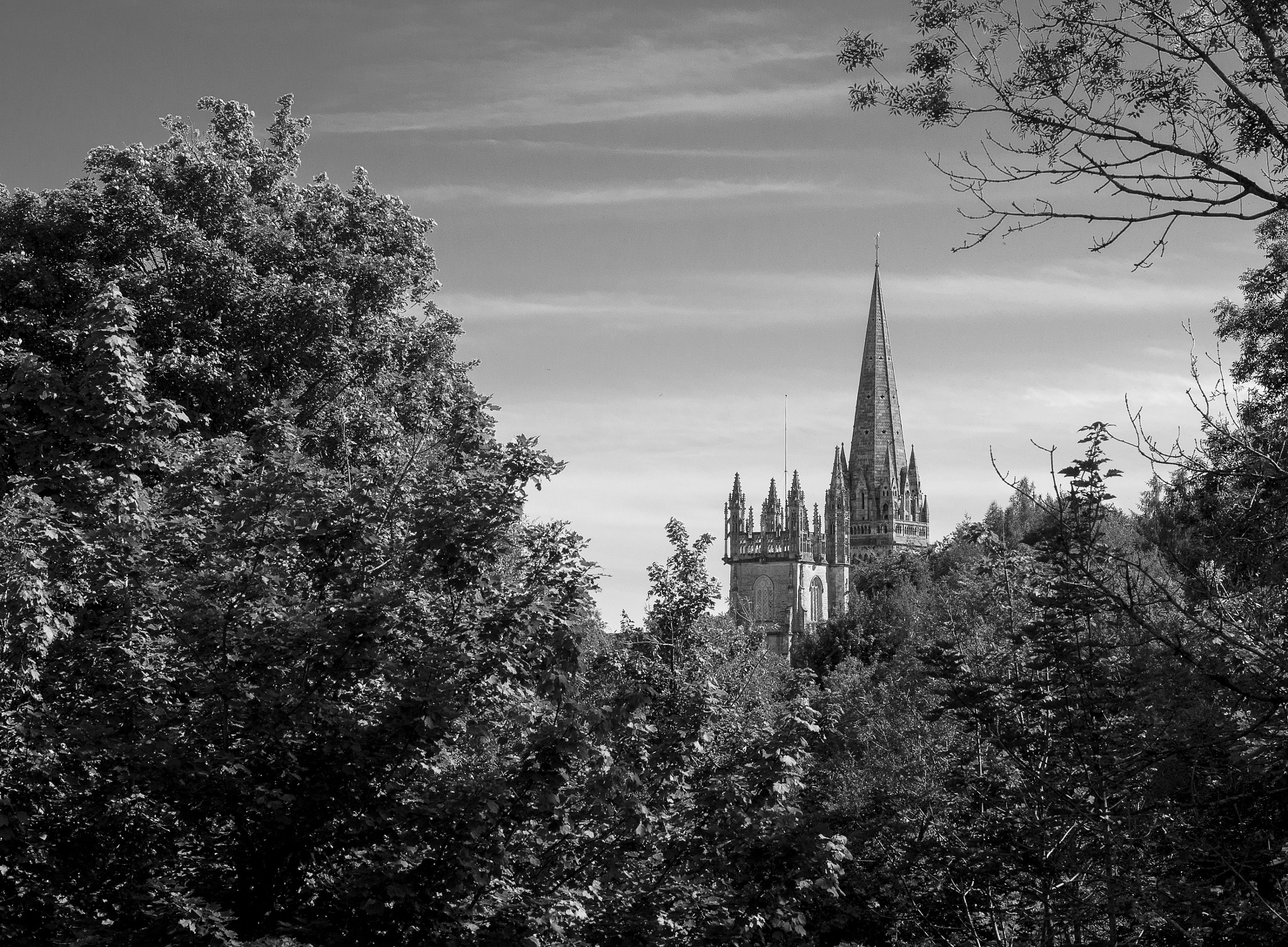 Panasonic Lumix DMC-G3 + Sigma 60mm F2.8 DN Art sample photo. Llandaff cathedral photography