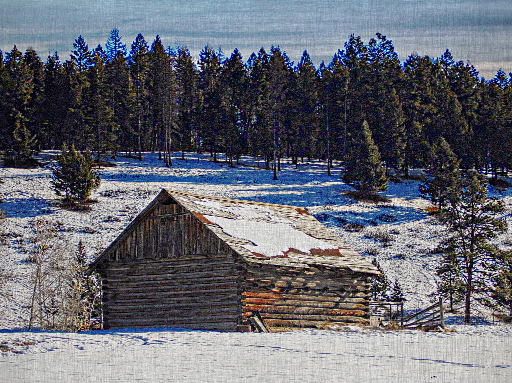 Samsung WB100/  WB101 sample photo. Weathered montana barn photography