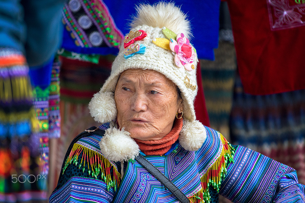 Nikon AF-S Nikkor 200-500mm F5.6E ED VR sample photo. At coc ly market - vietnam photography