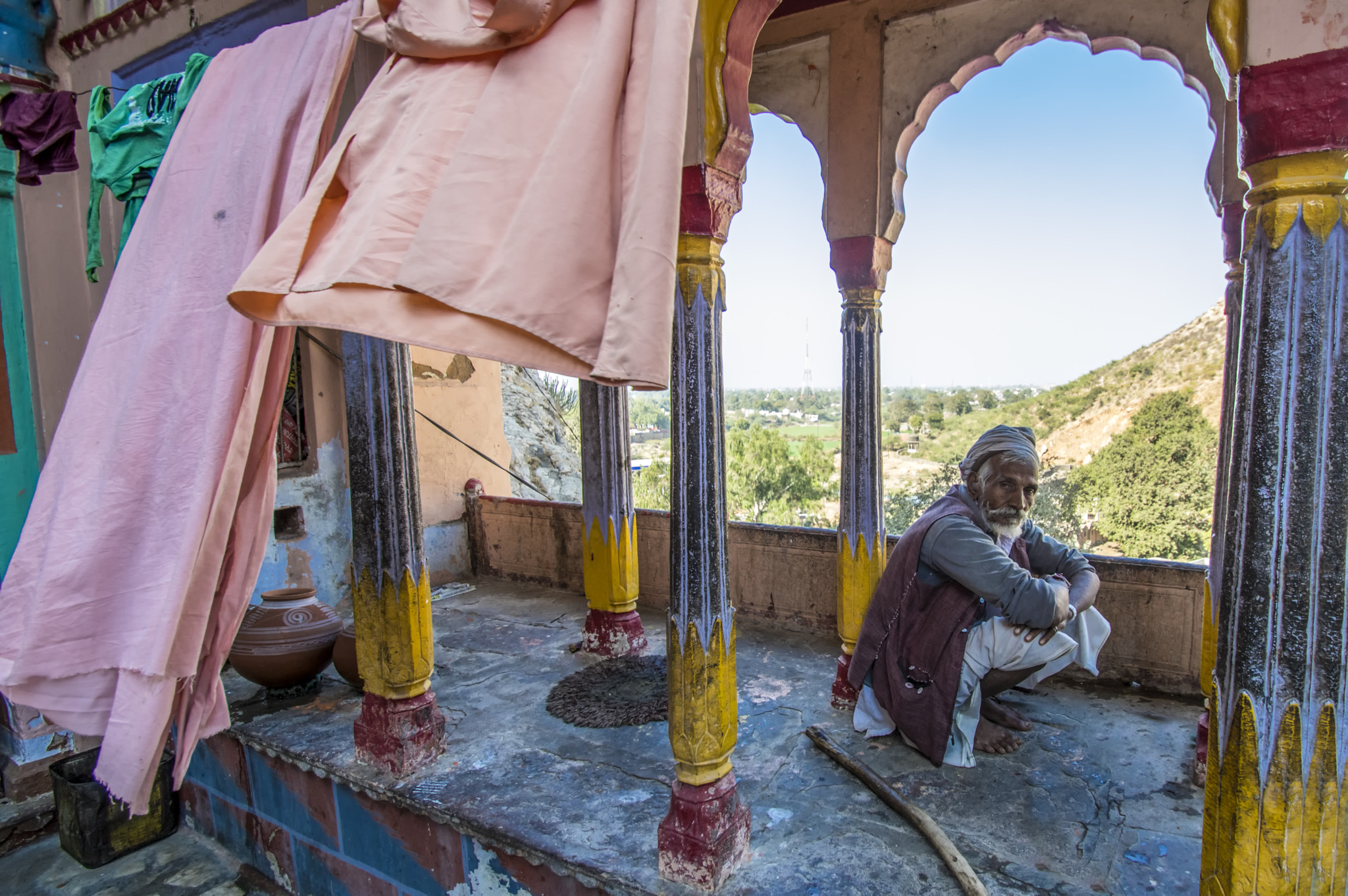 Pentax K-3 II sample photo. Kala gaura bhairav temple photography