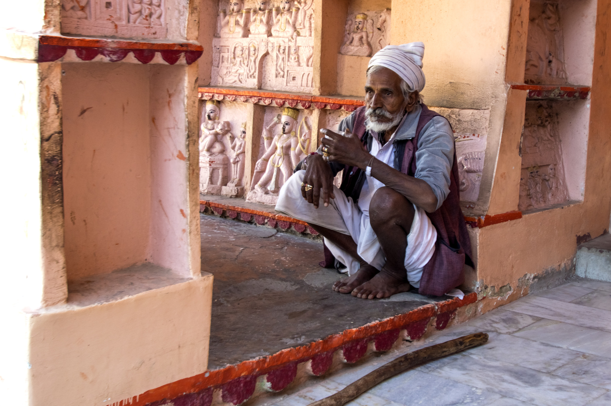 Pentax K-3 II sample photo. Kala gaura bhairav temple photography