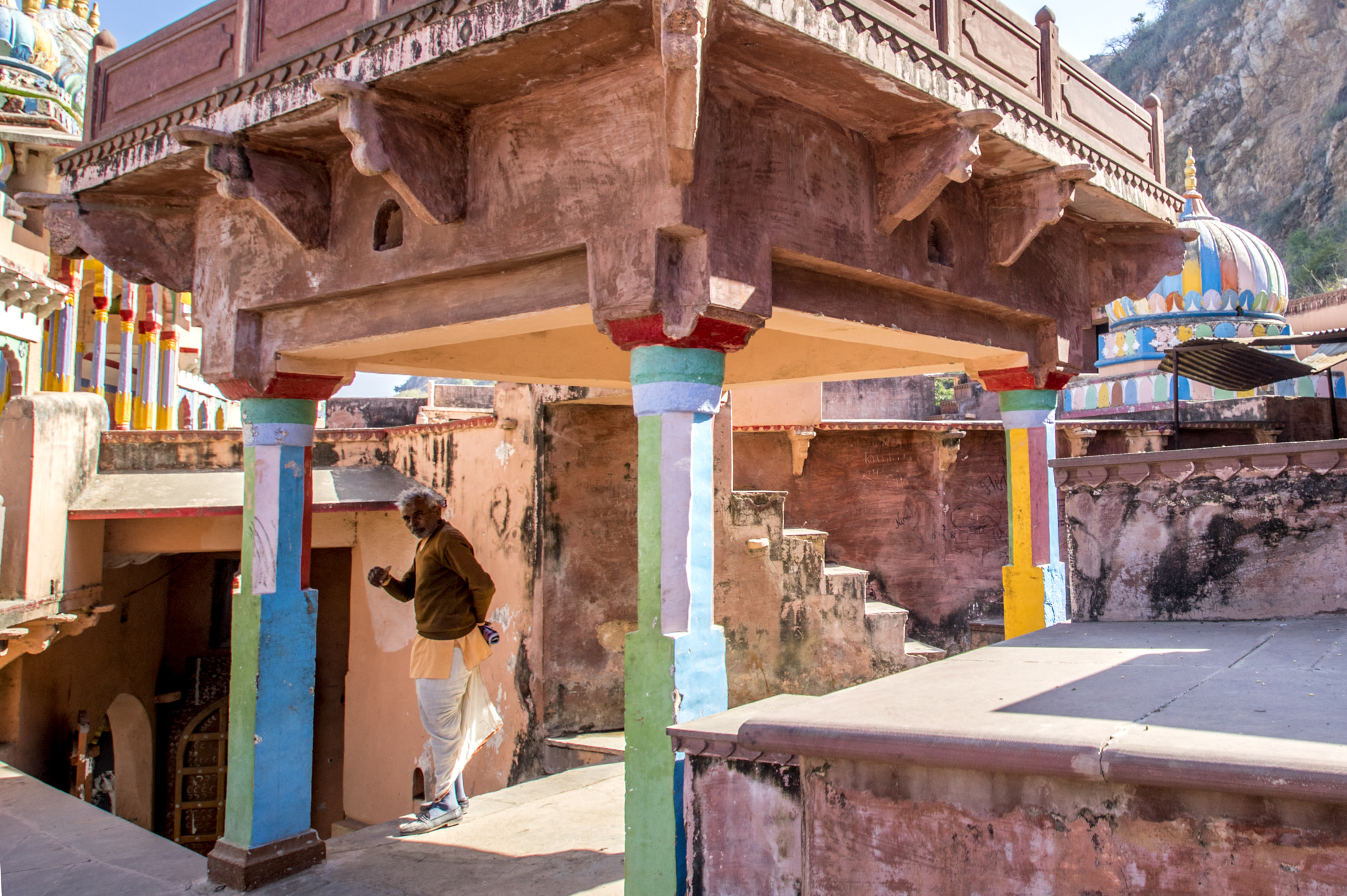 Pentax K-3 II sample photo. Kala gaura bhairav temple photography